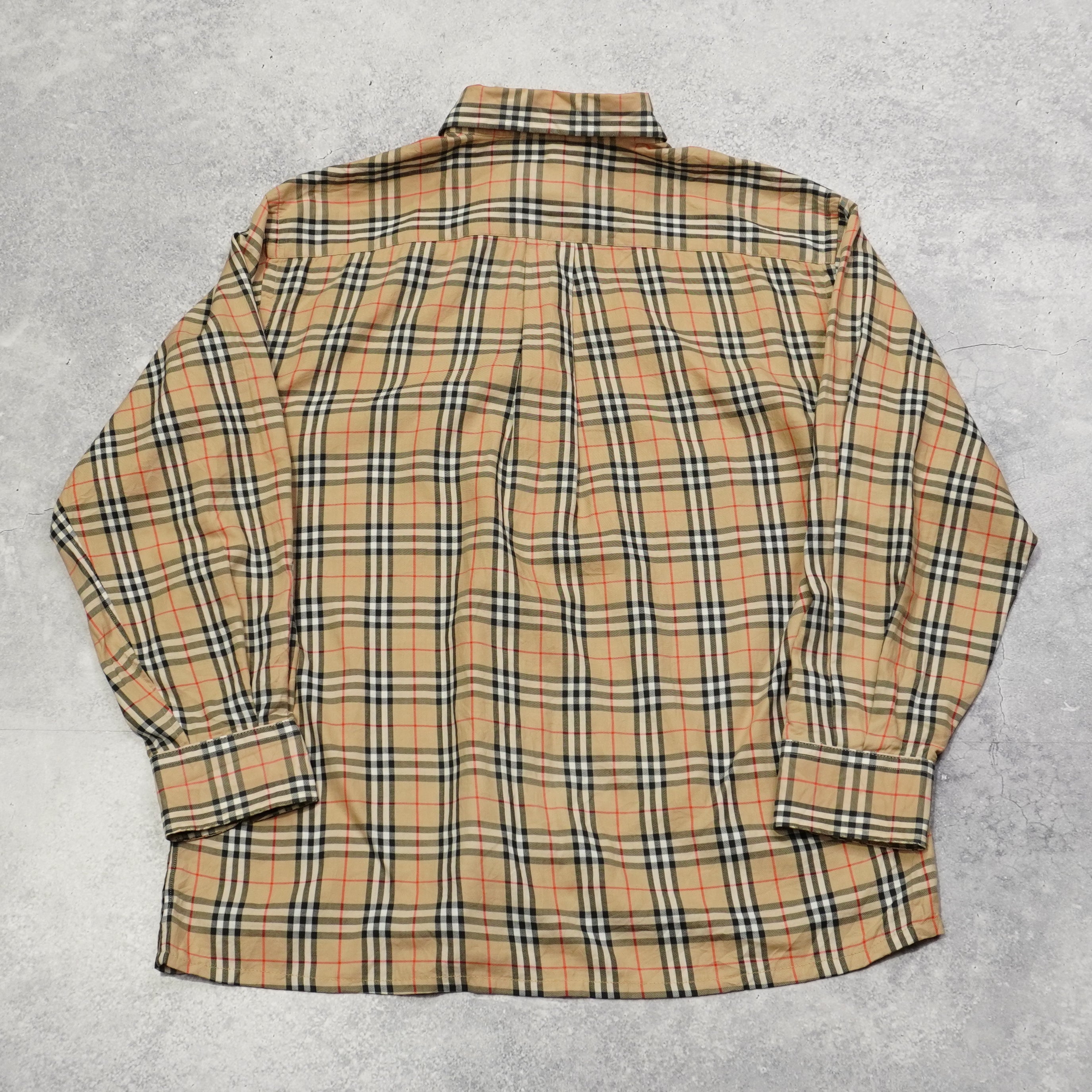 90s Burberry's Nova Check Button Up