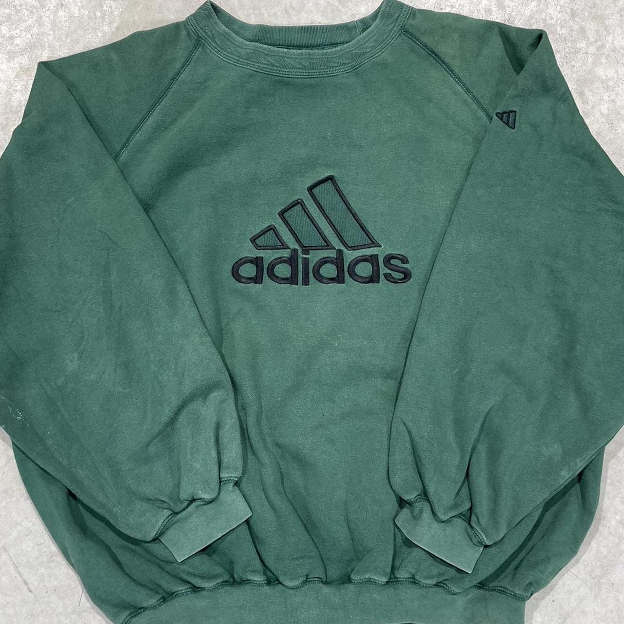 90s Adidas Oversized Crewneck Sweater