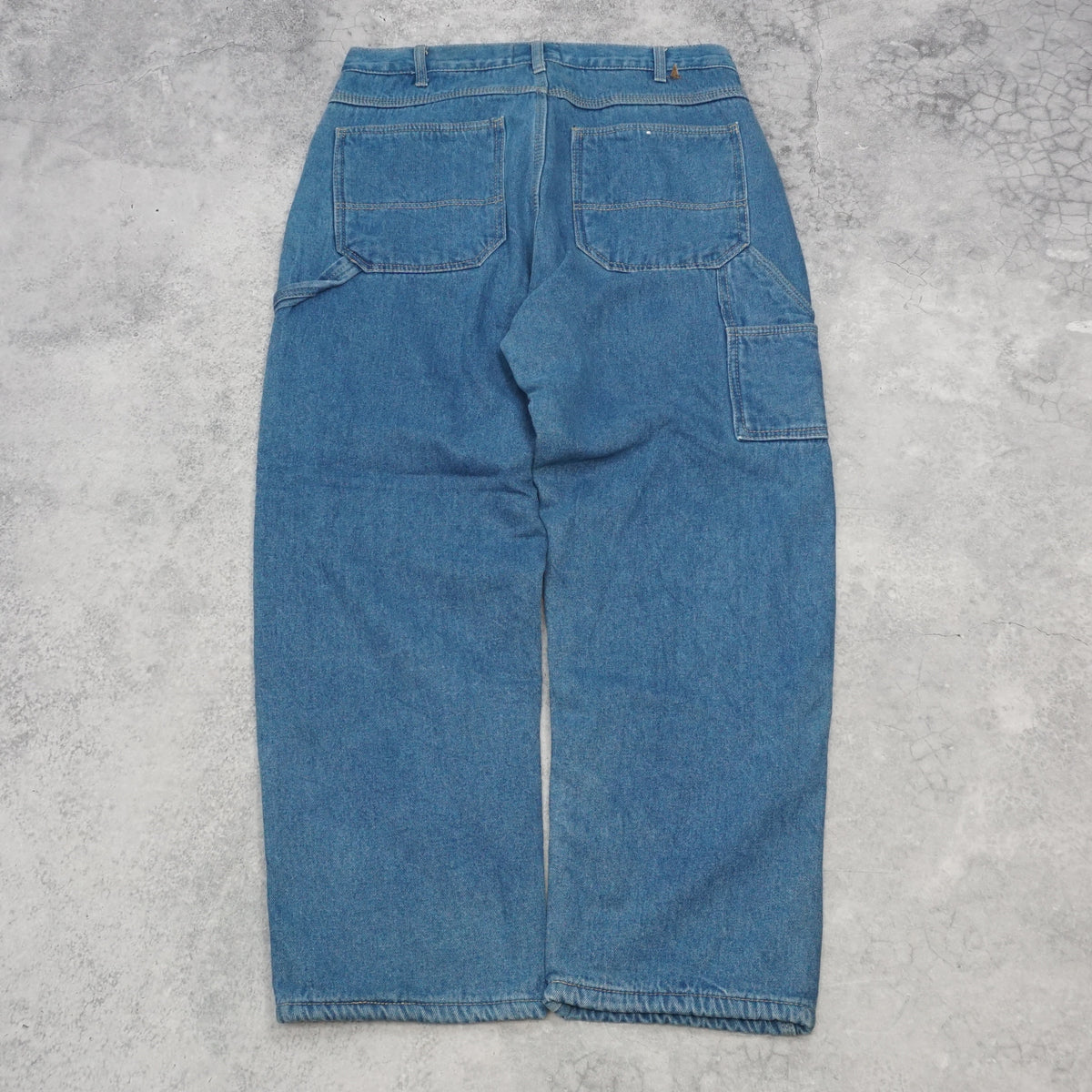2000s American Sports Apparel Fleece Lined Jeans