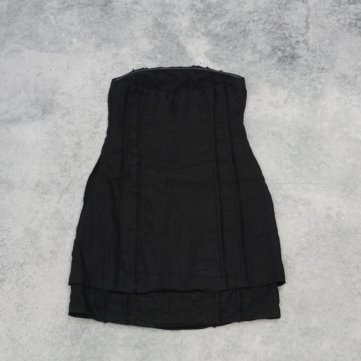 Dissh Strapless Tiered Mini Dress