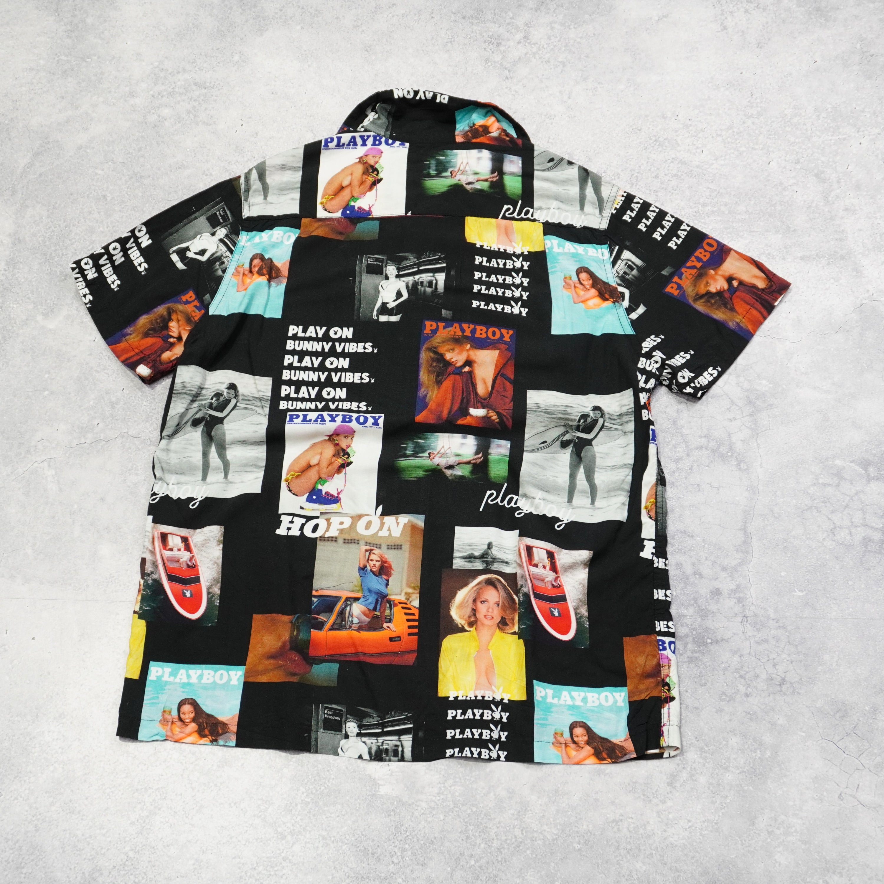 Playboy Graphic Print Button Up