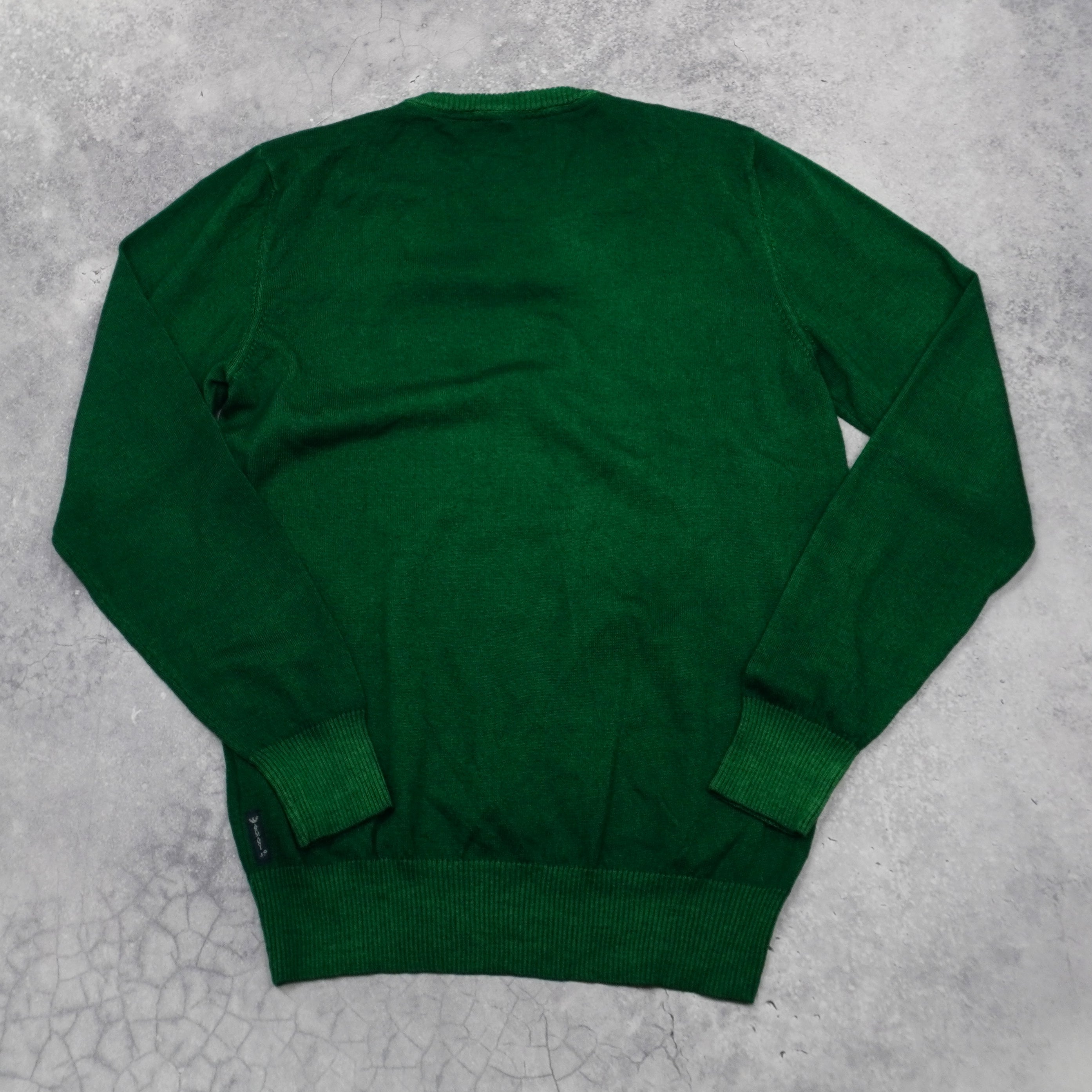 2000s Armani Jeans V-Neck Wool Knit Sweater