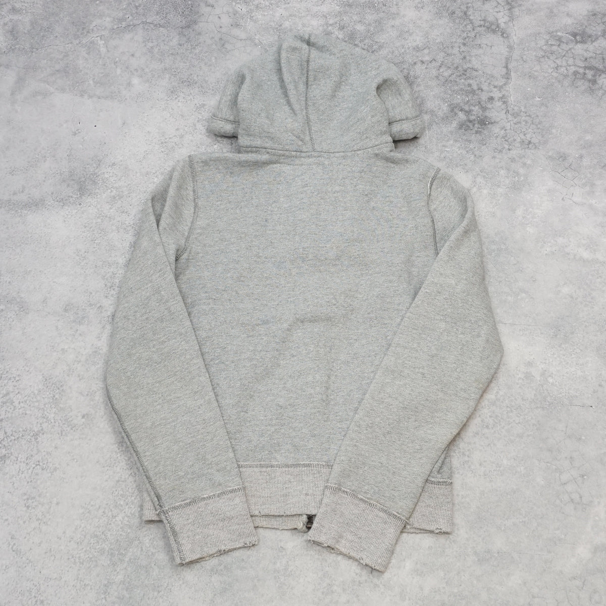 Abercrombie & Fitch Zip Distressed 92 Graphic Hoodie