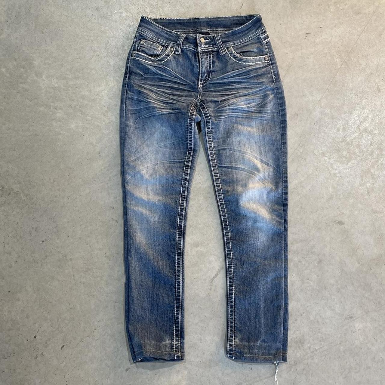 2000s Embroidered Jeans