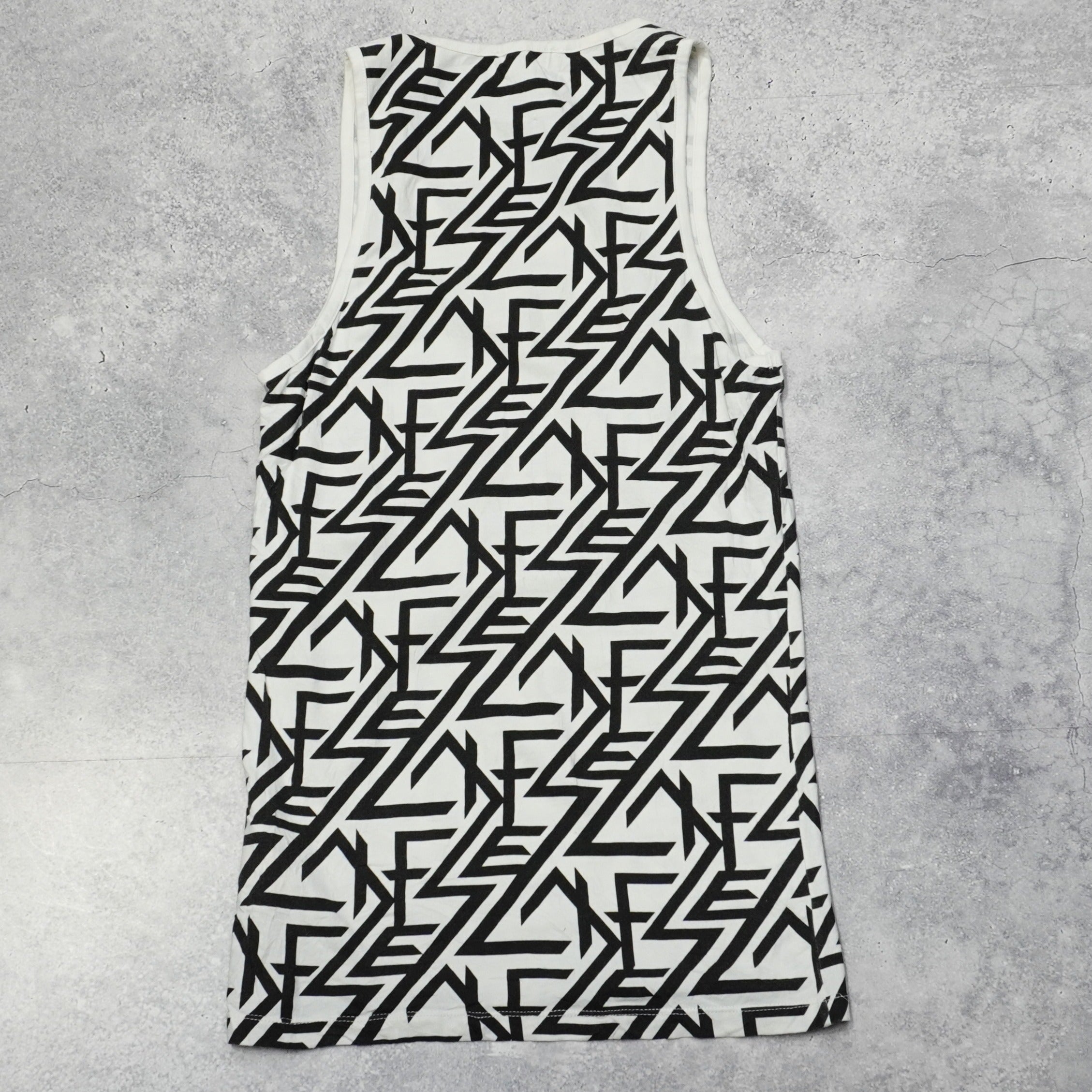 Diesel Geometric Print Tank Top