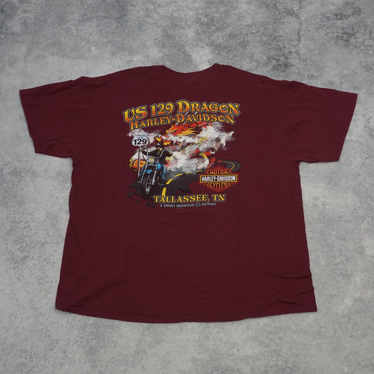 2000s Harley-Davidson Dragon Graphic T-Shirt