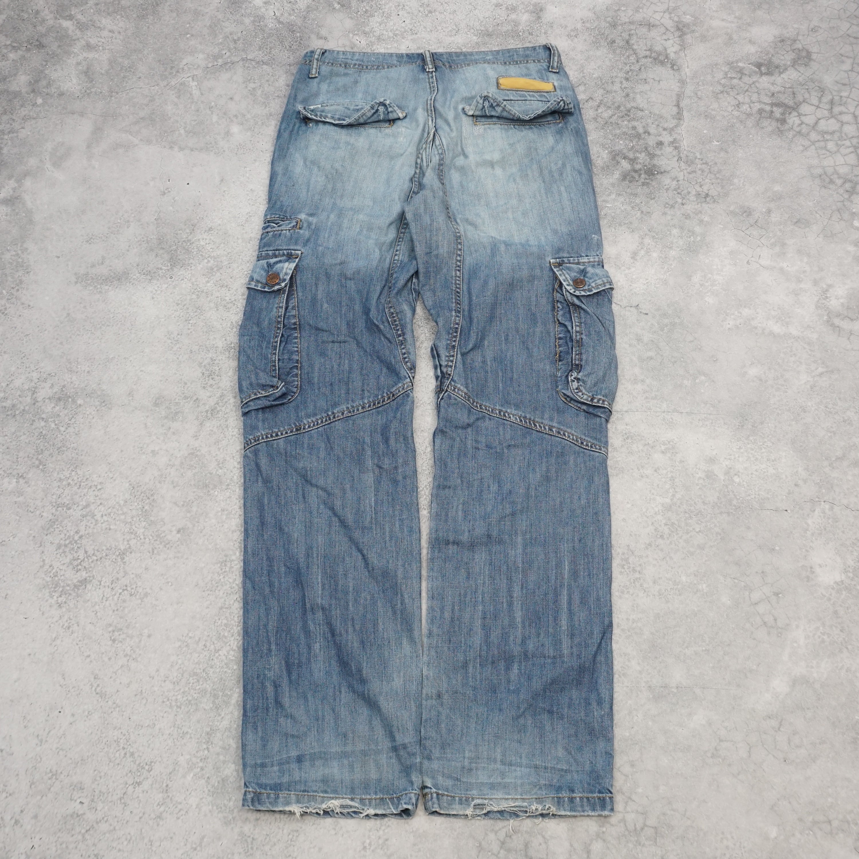 2000s Cyber Jeans Cargo Pants