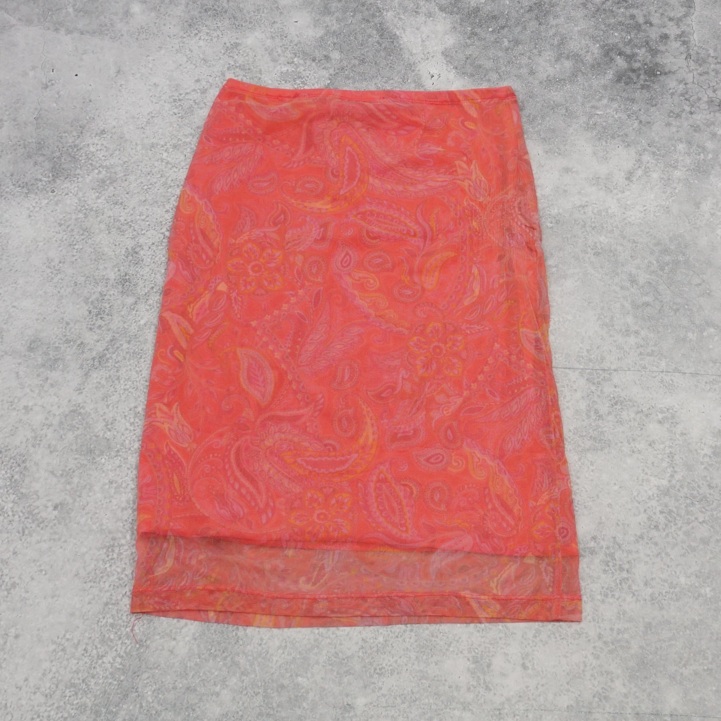 2000s Jeans Xtra Paisley Print Skirt