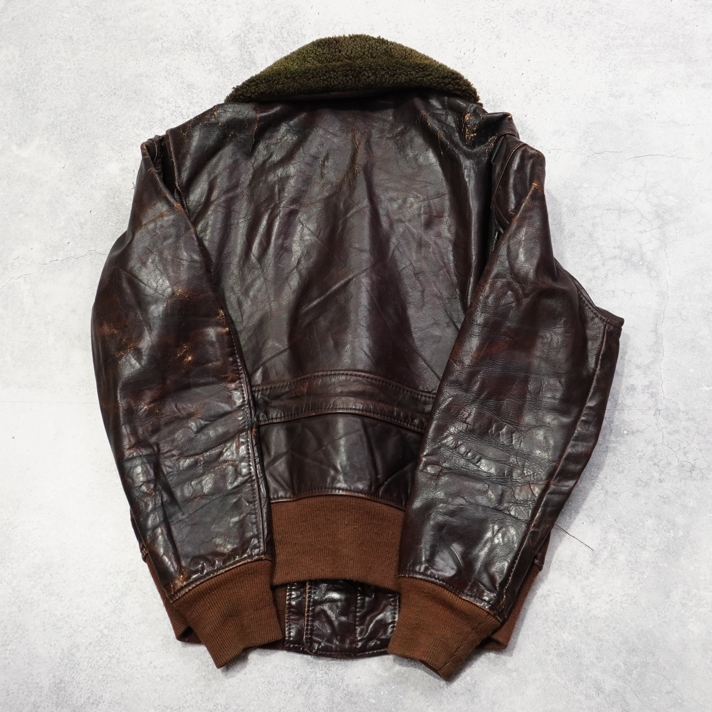 70s Aviator Leather Jacket
