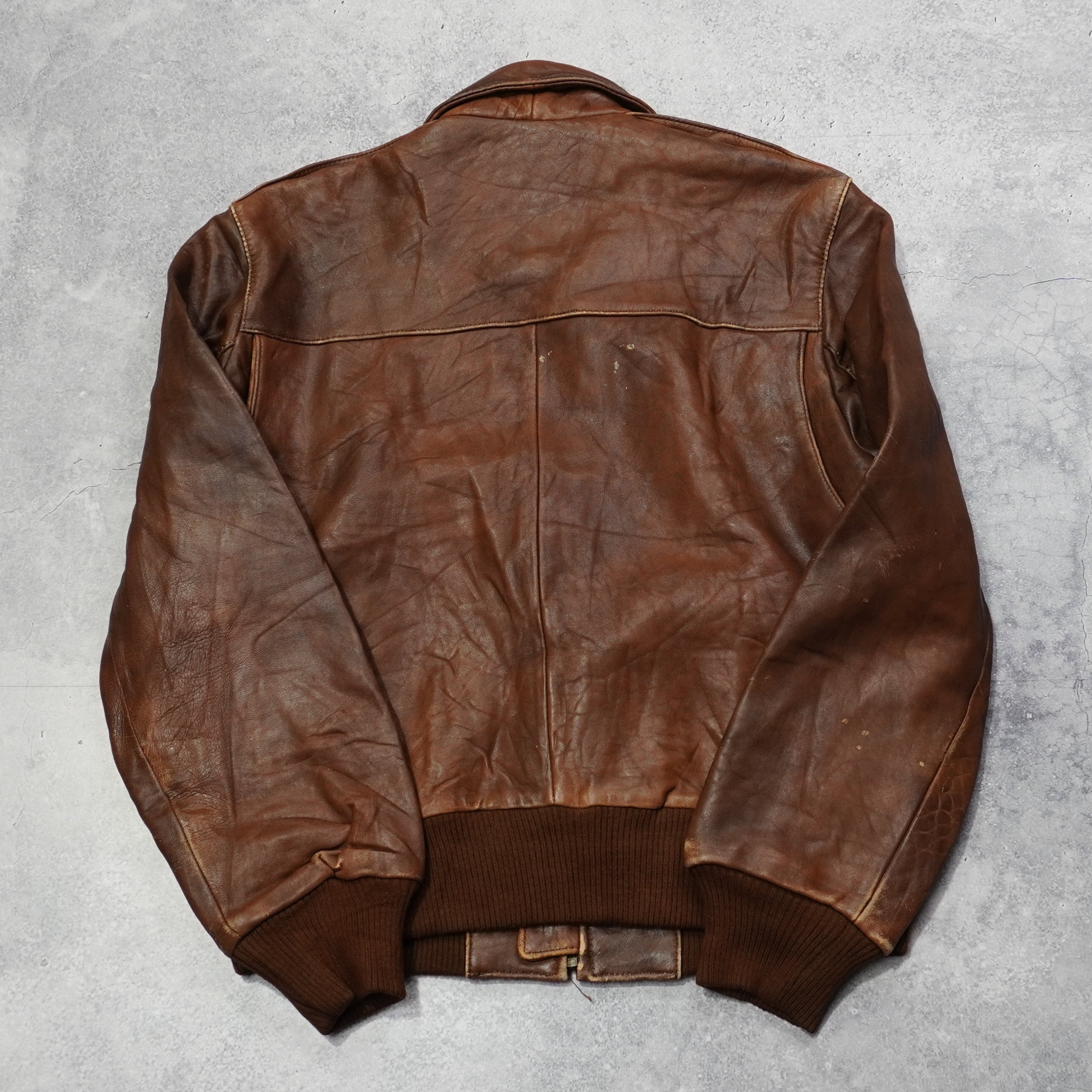 90s Alan Spencer Leather Jacket