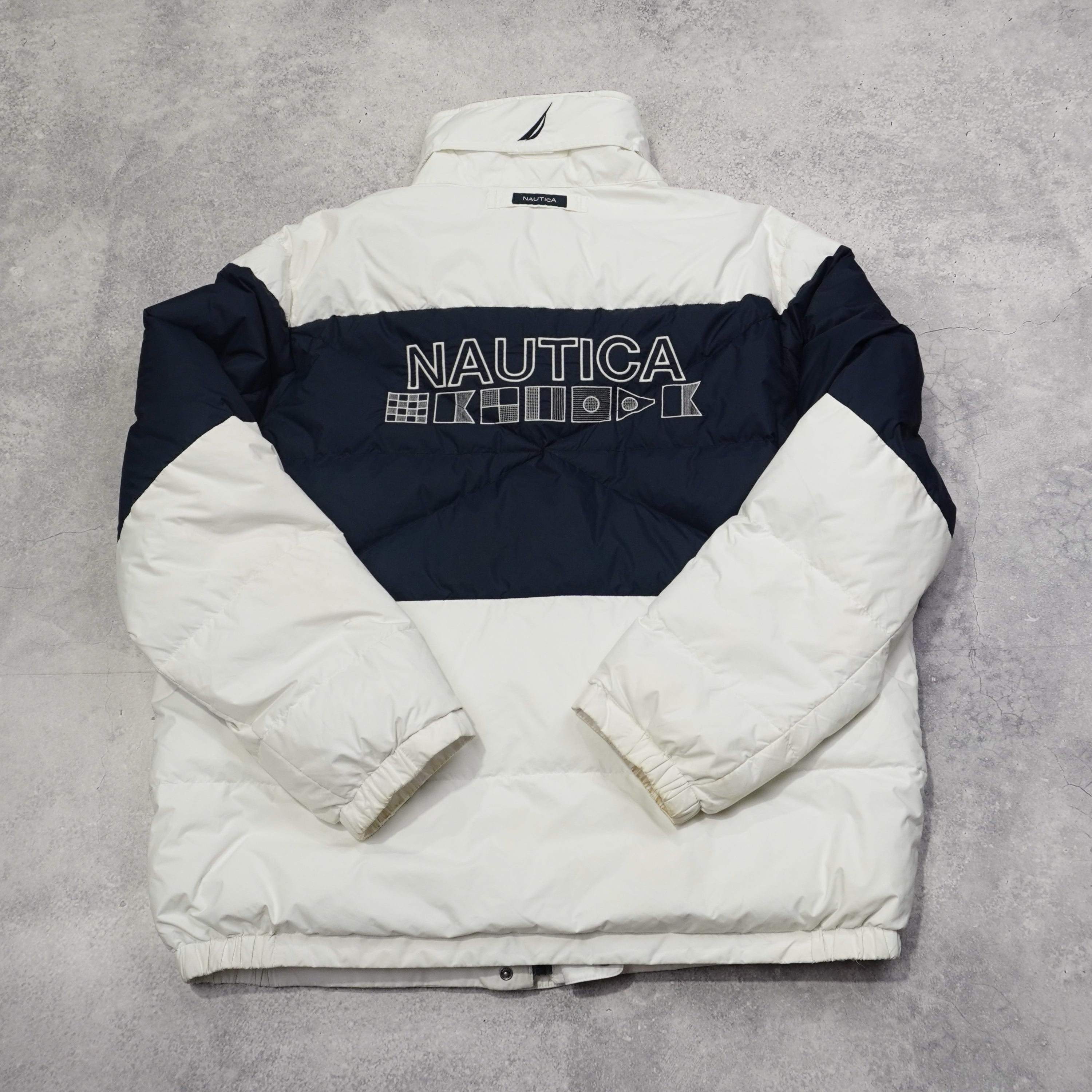 2000s Nautica Reversible Puffer Jacket