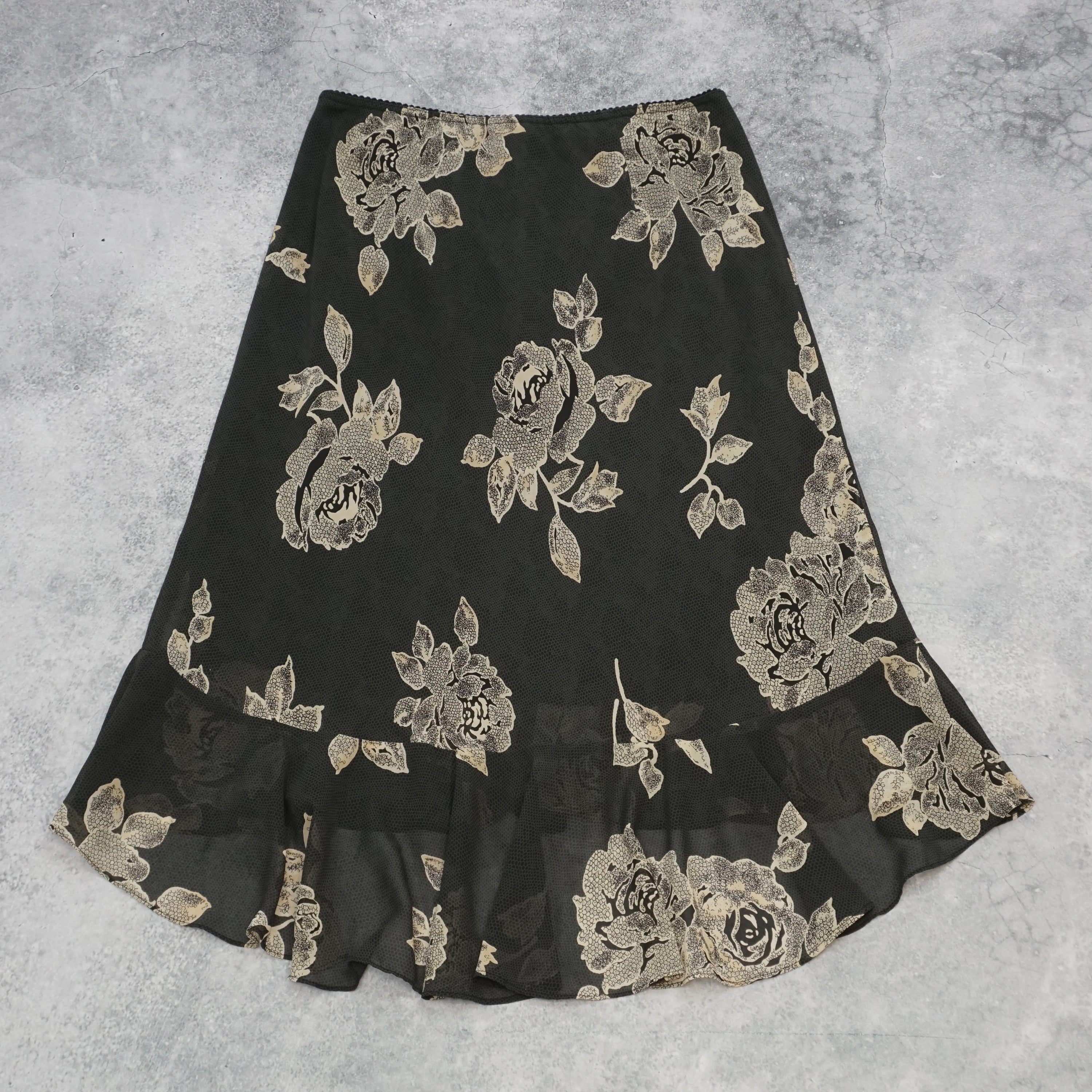 Sussan Floral Patterned Flounce Skirt