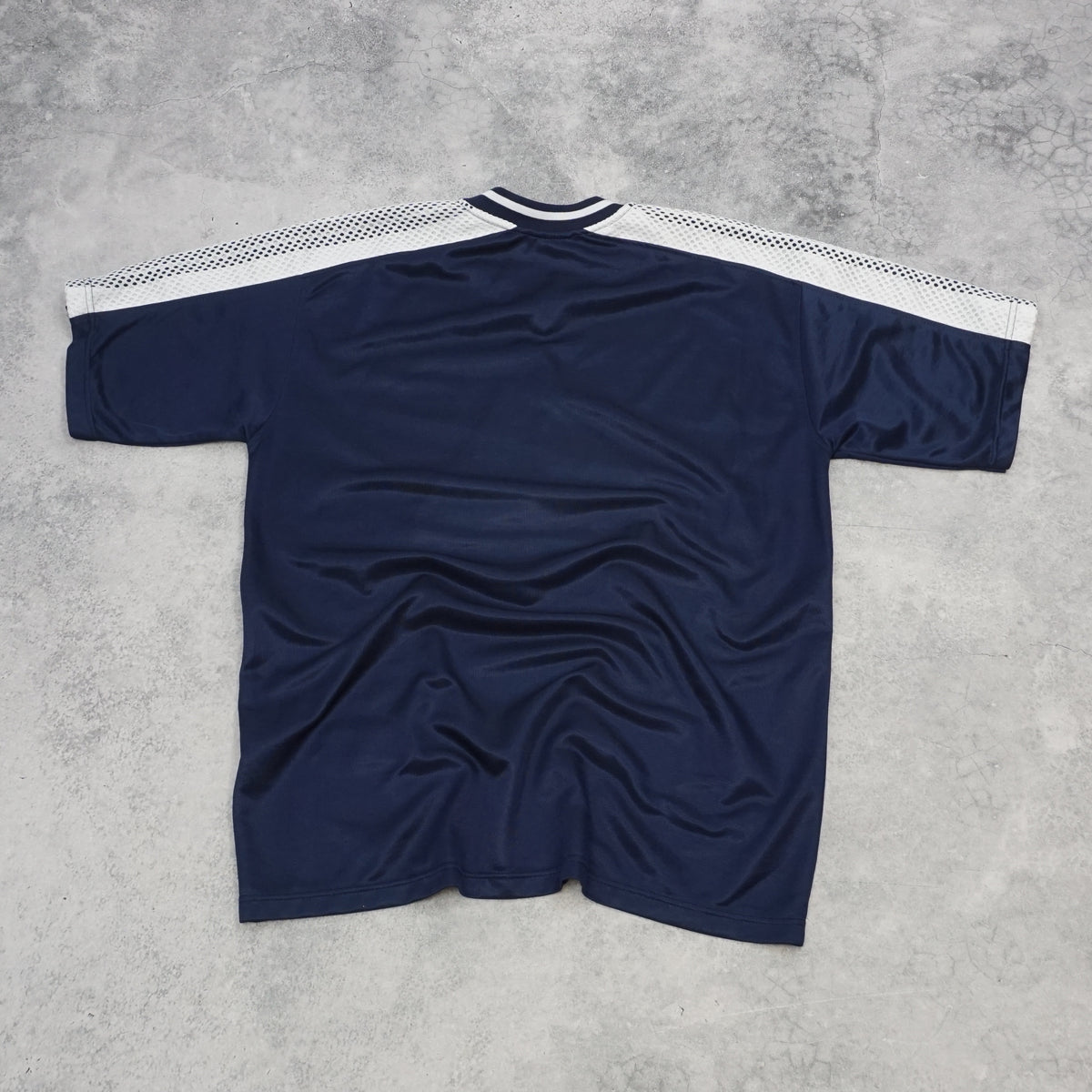 90s Adidas Snap Button Mesh Panel Jersey