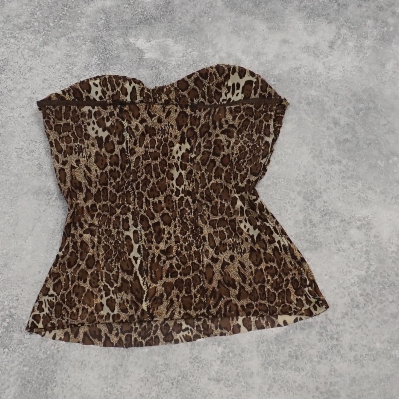 2000s Unbranded Leopard Print Cami