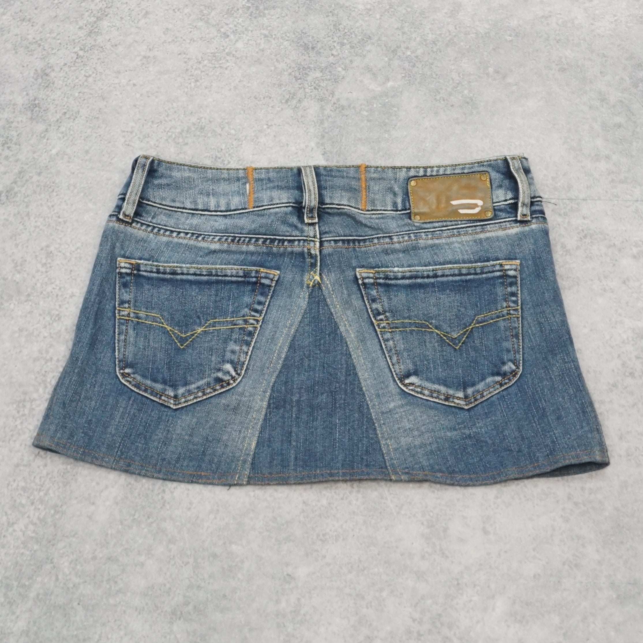 2000s Diesel Louvely Denim Mini Skirt