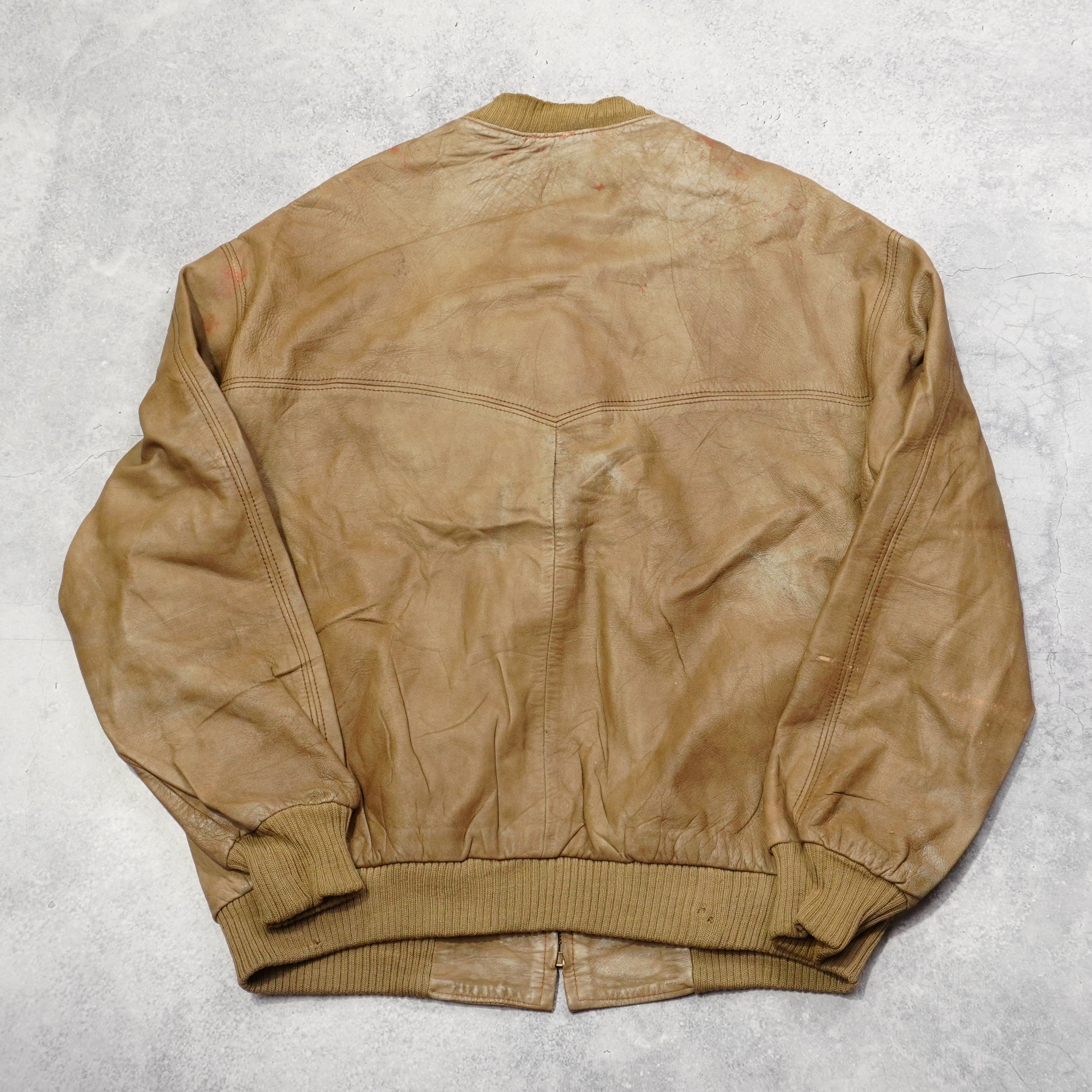 90s Aviator Leather Jacket