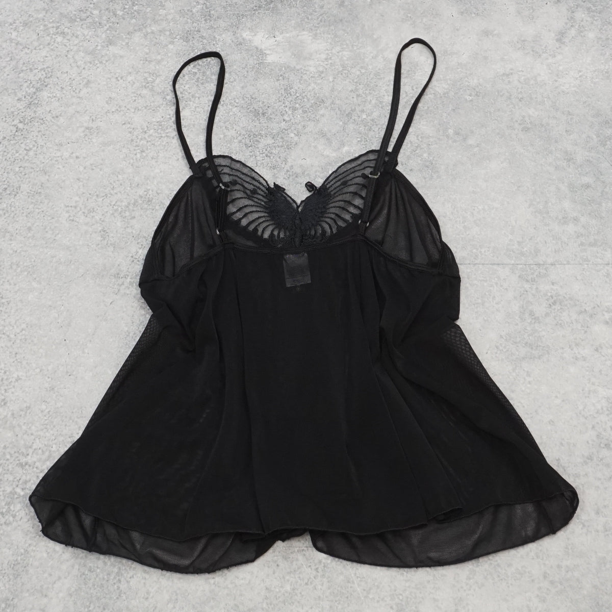 2000s Rampage Sheer Lace Cami Top