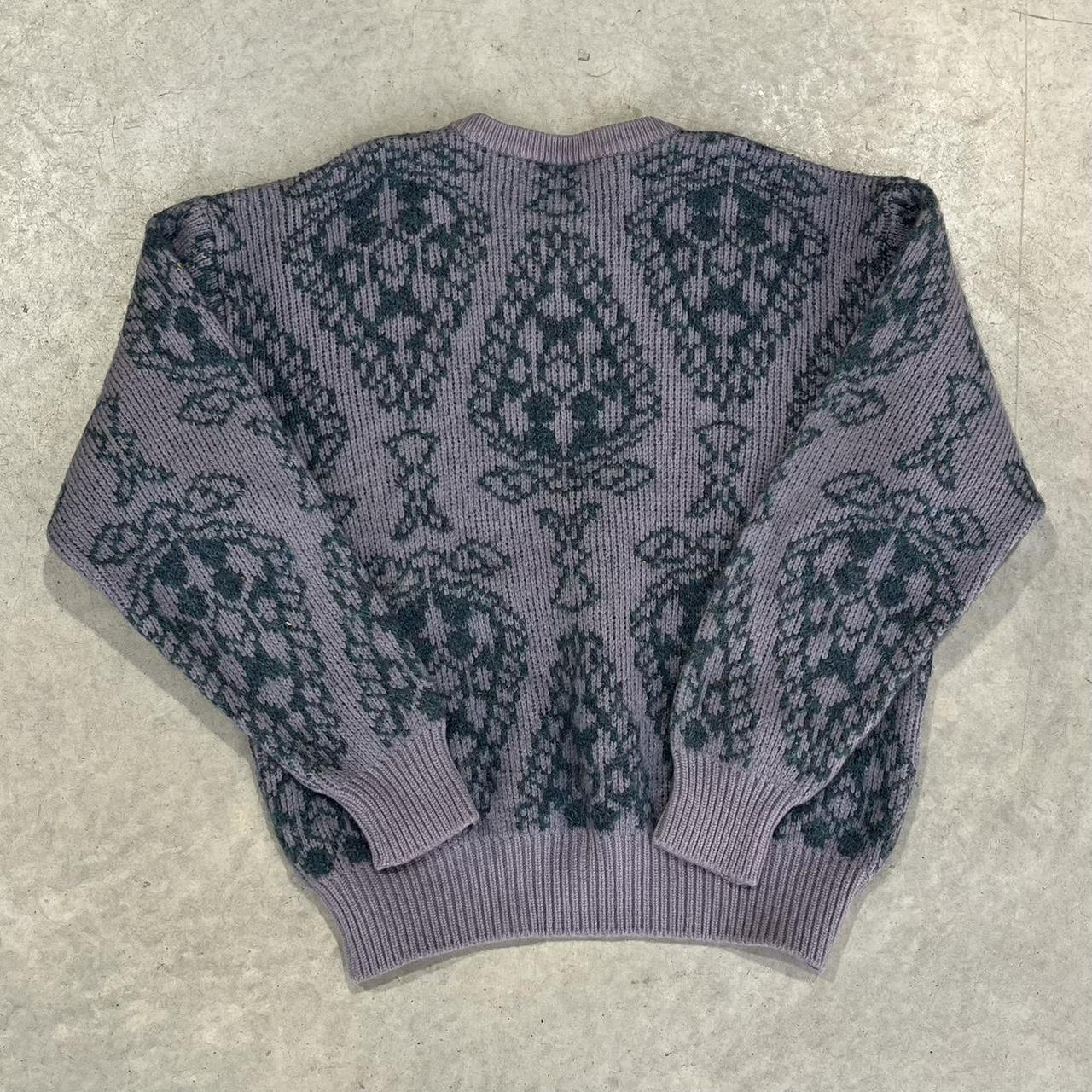 2000s Christian Dior Graphic Knit Sweater