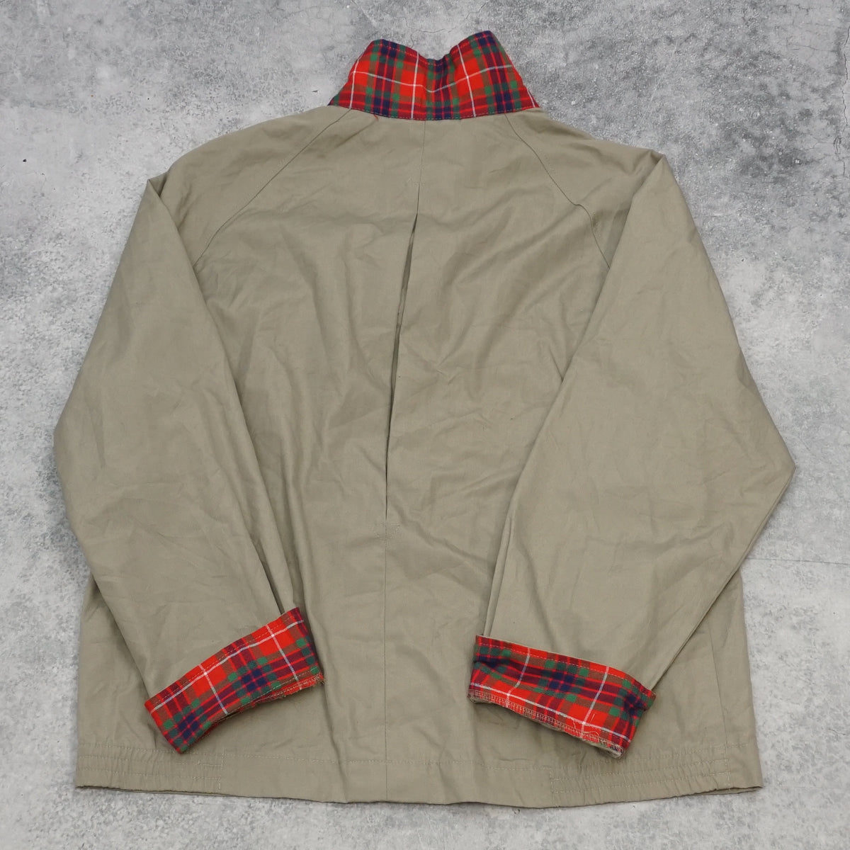 2000s Susam Tartan Lined Harrington Jacket