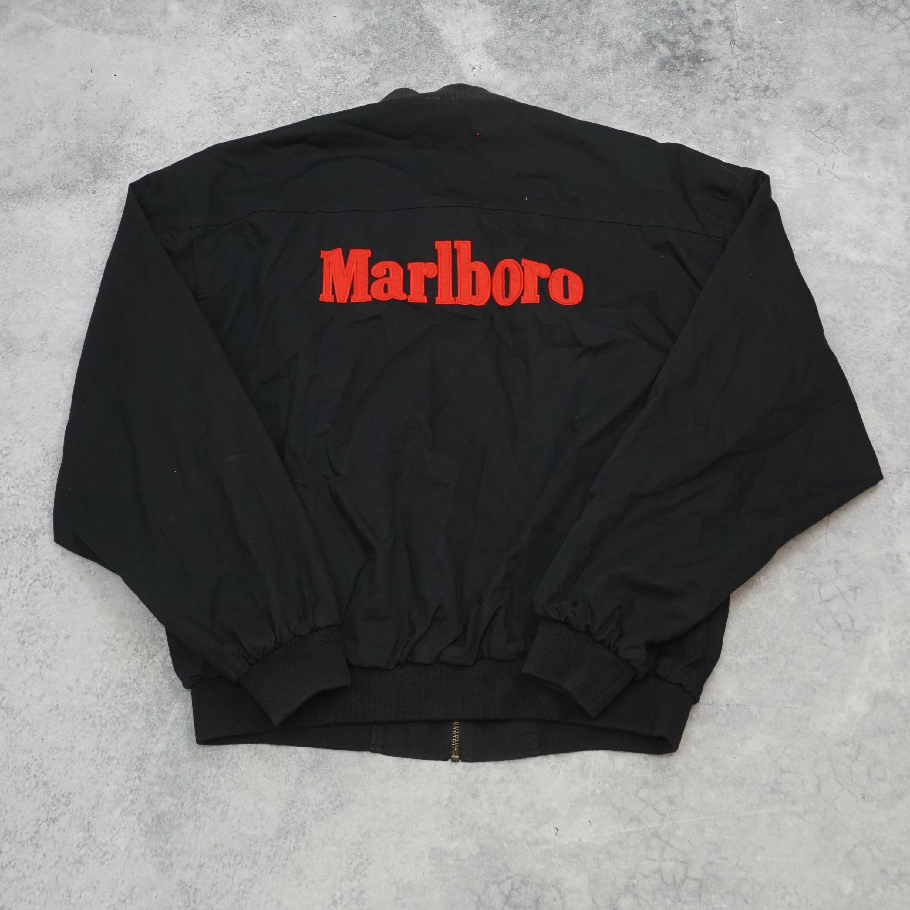90s Marlboro Reversible Bomber Embroidered Jacket