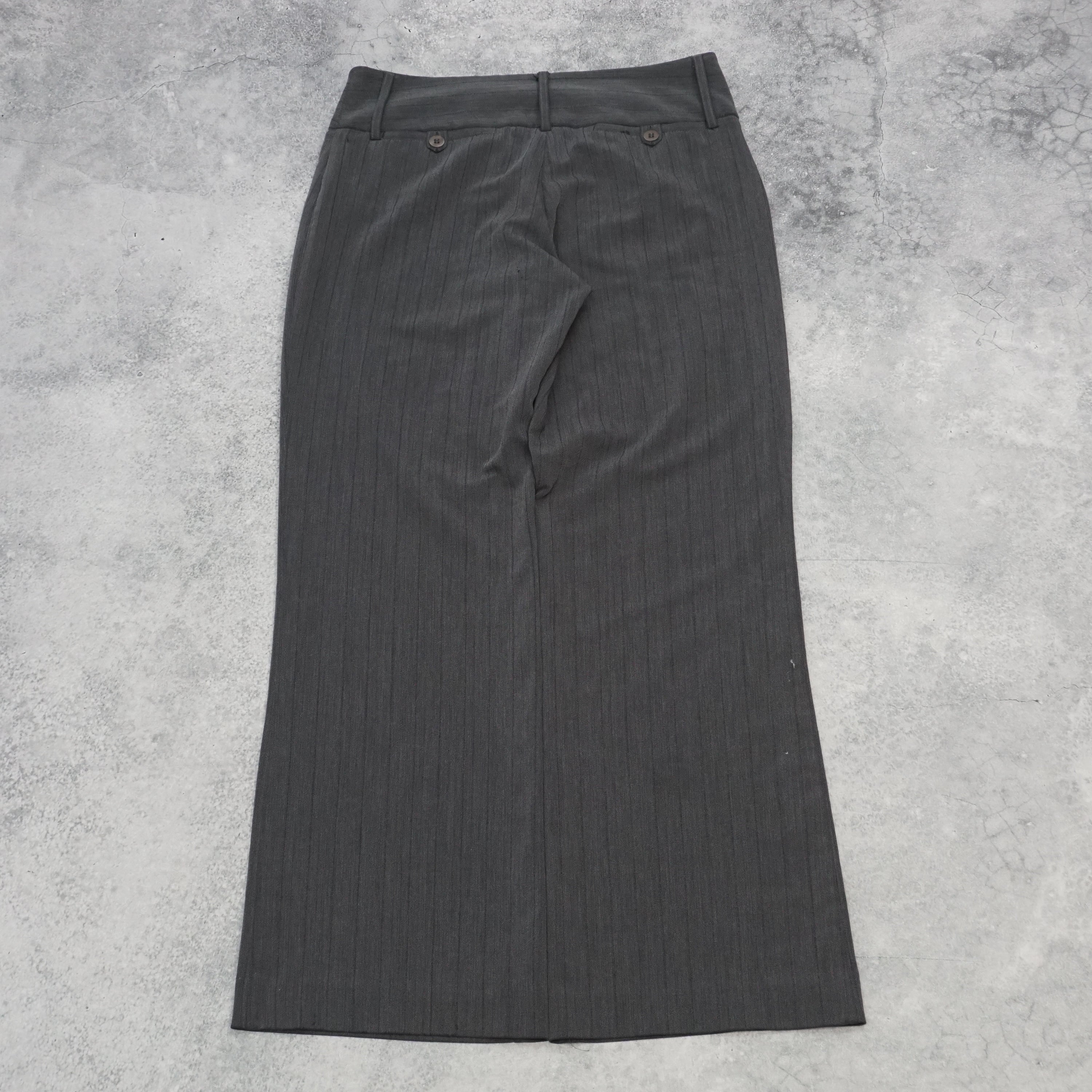 2000s Target Pinstripe Flare Pants