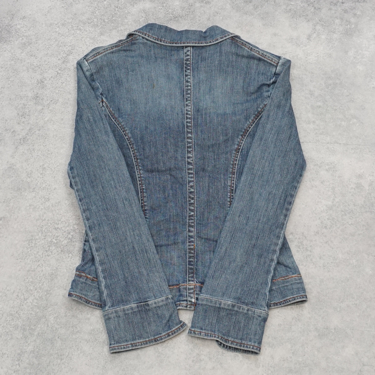 2000s Jocavi Fitted Stretch Denim Jacket