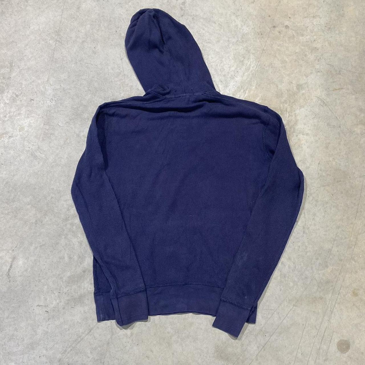 2000s Polo Ralph Lauren Waffle Hoodie Sweater