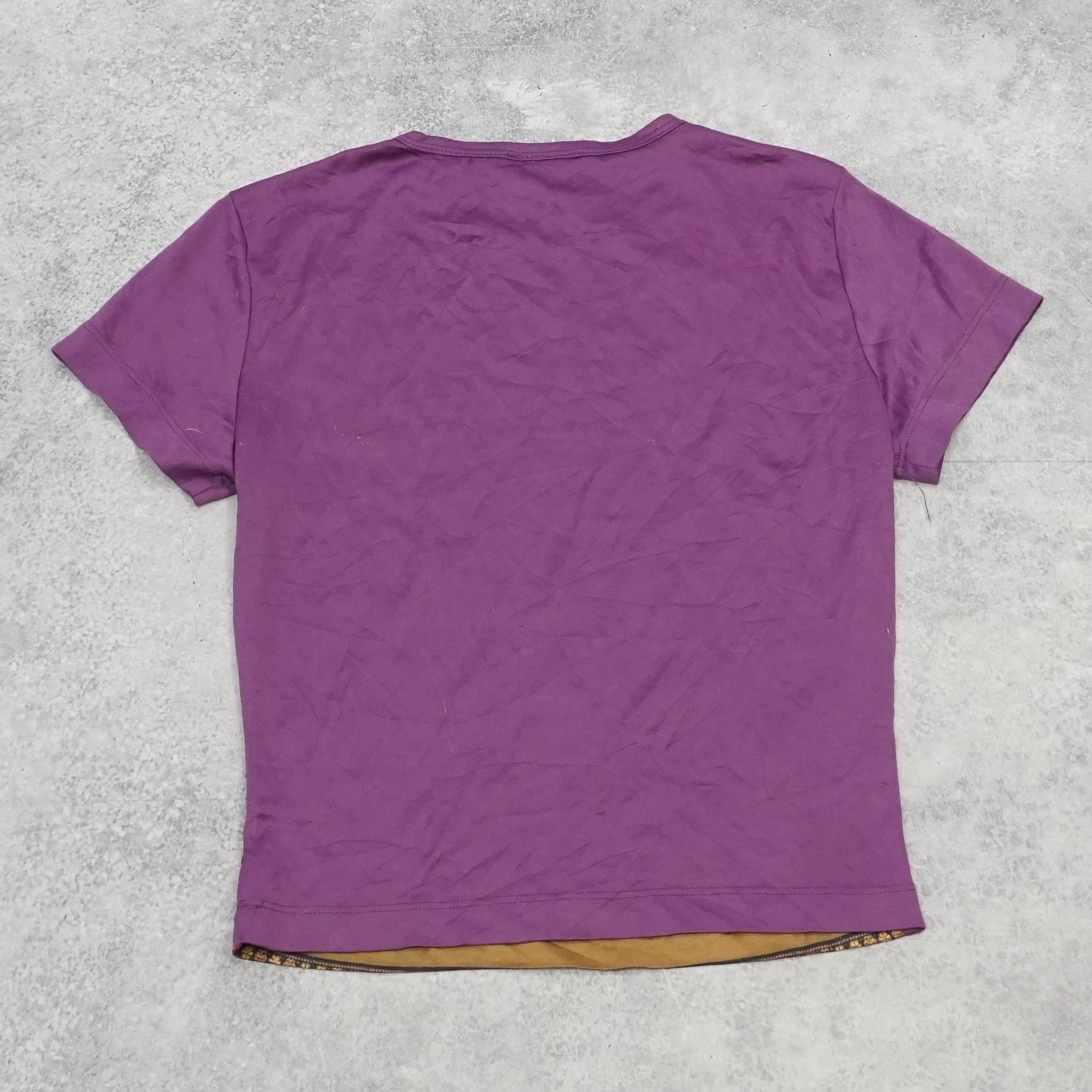 90s La Movers Elephant Print Cropped T-Shirt