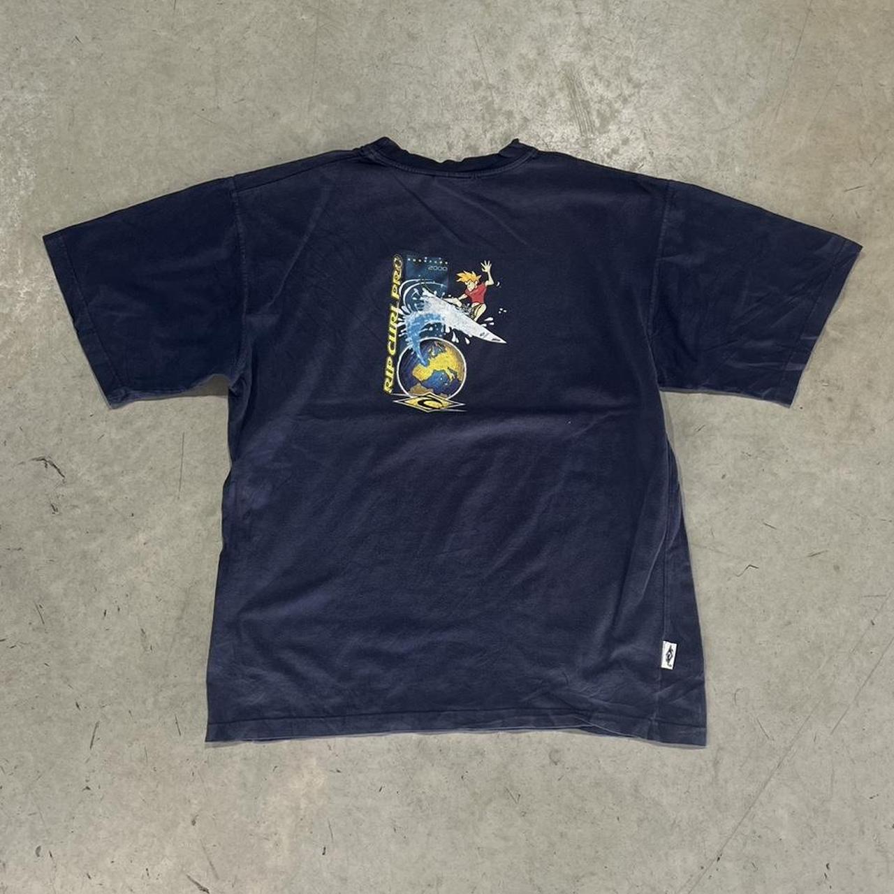 2000s Rip Curl Boxy T-Shirt Graphic