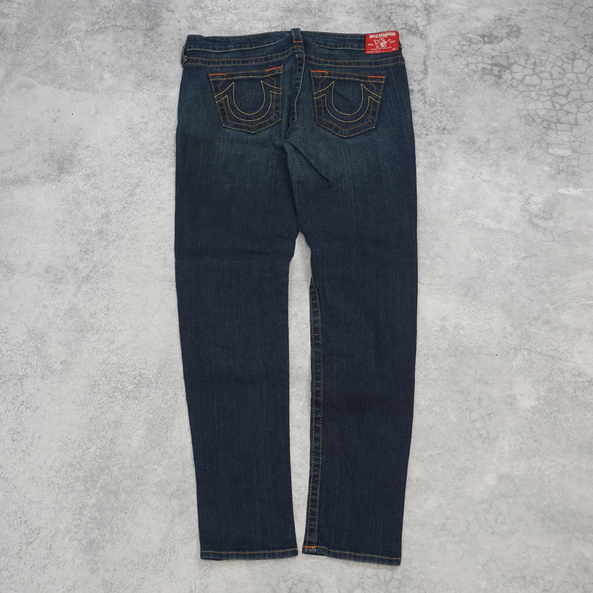 2000s True Religion Skinny Horseshoe Jeans