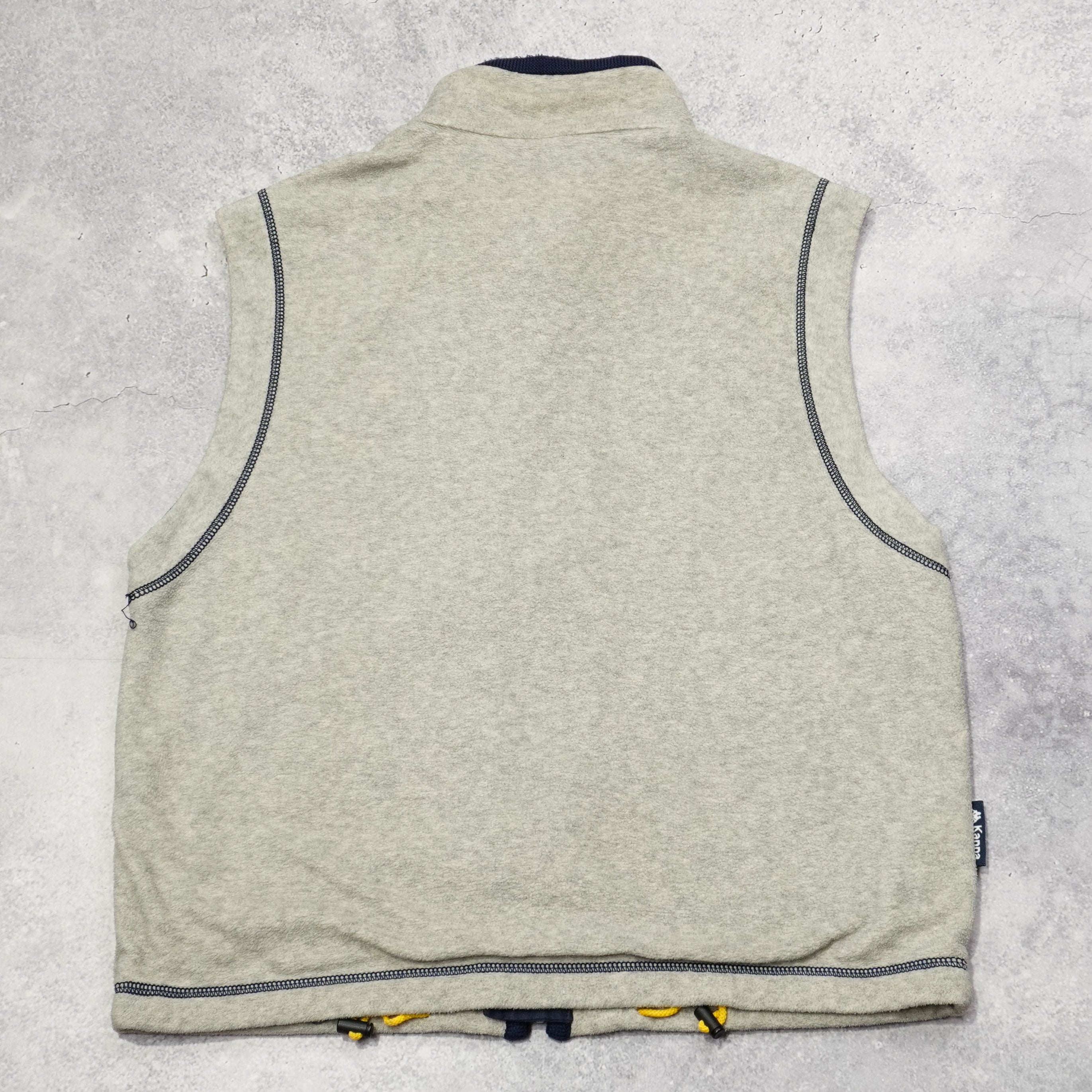 2000s Kappa Fleece Zip Up Vest