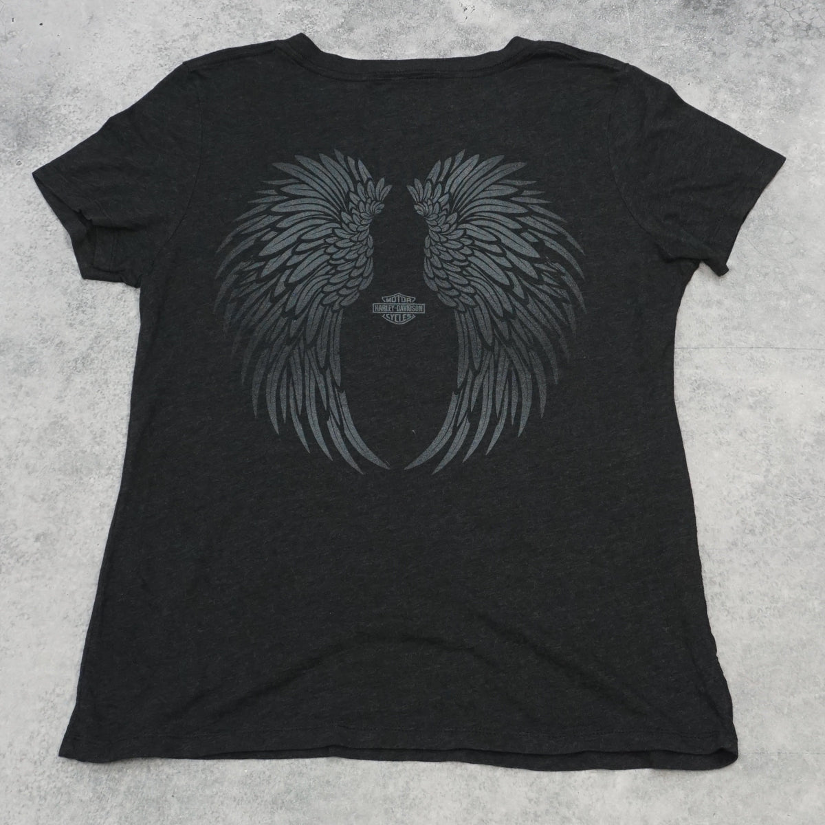 Harley Davidson Las Vegas Cafe Rhinestone Wings T-Shirt