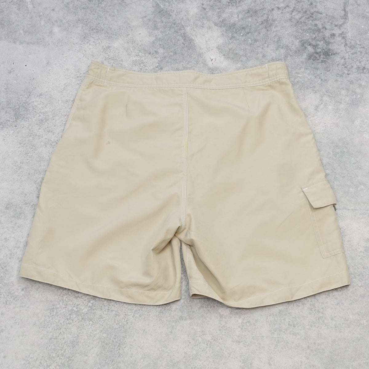 2000s Tommy Hilfiger Flag Stripe Swim Board Shorts