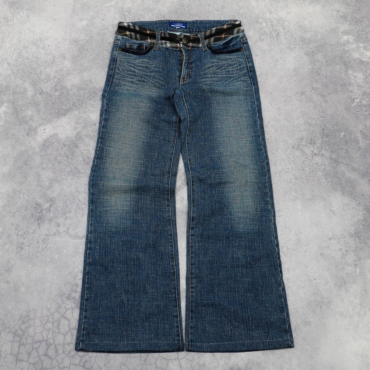 2000s Burberry Blue Label Flare Jeans