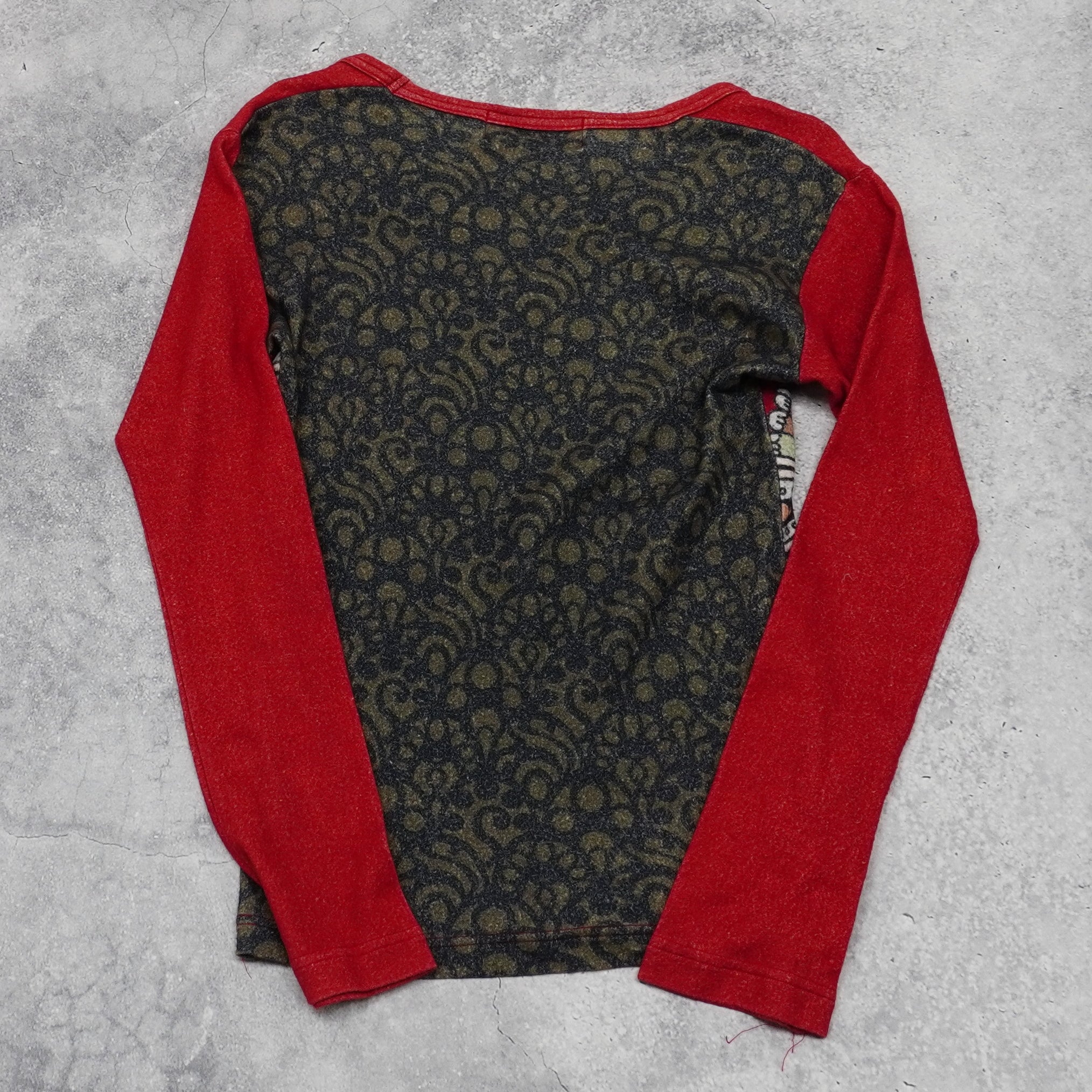 2000s Mash Graphic Print Top