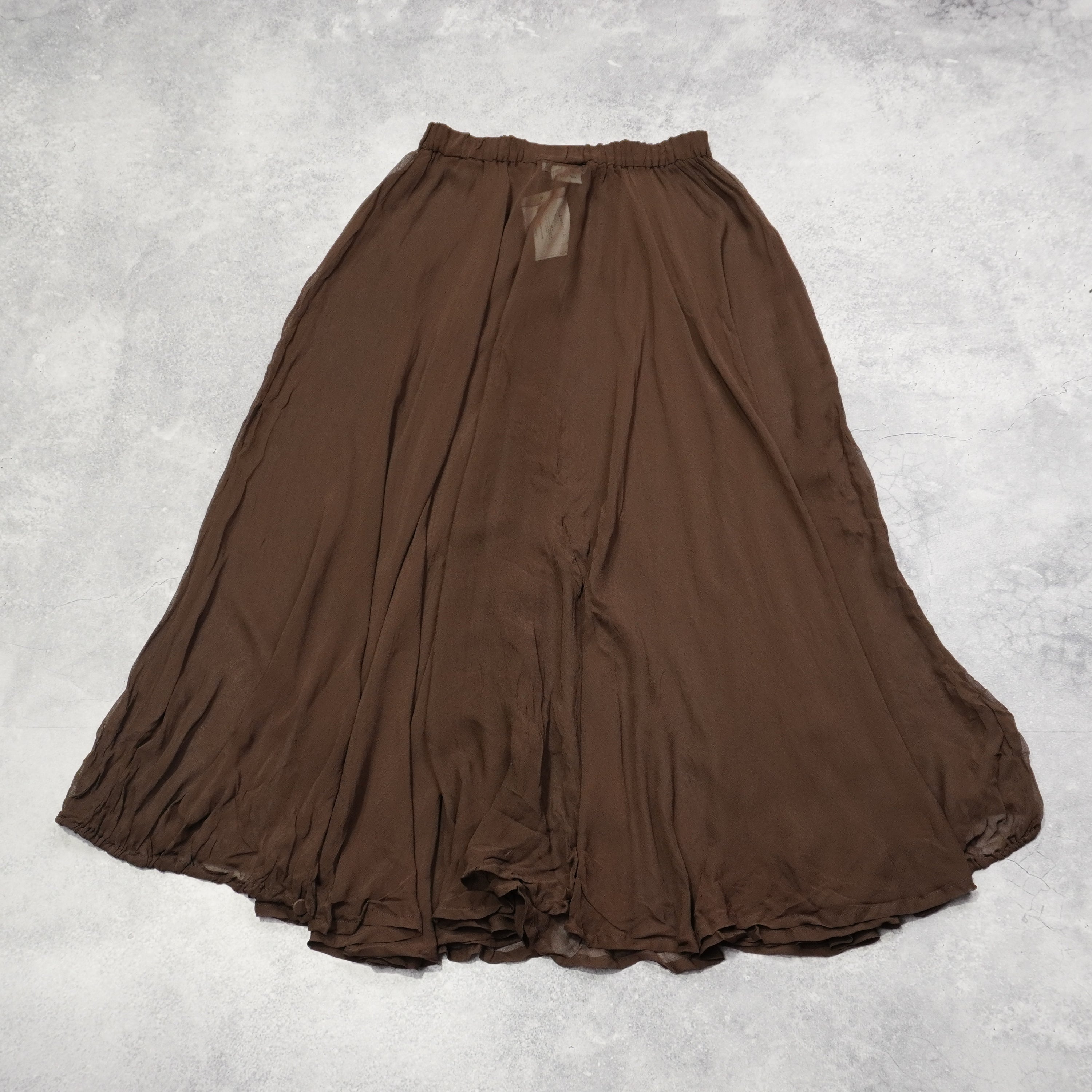 2000s Emporio Armani Sheer Maxi Skirt