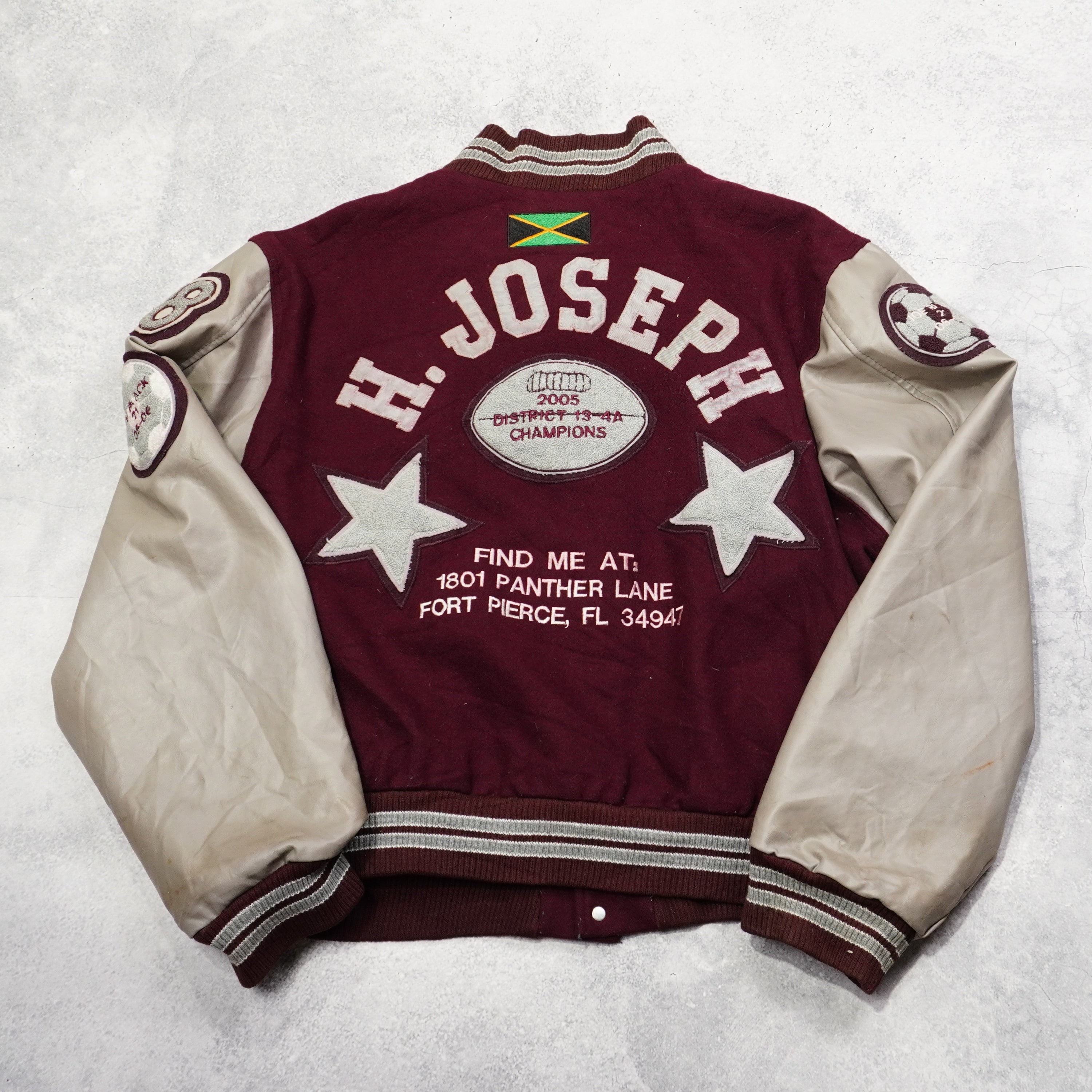2000s Rennoc Varsity Football Jacket