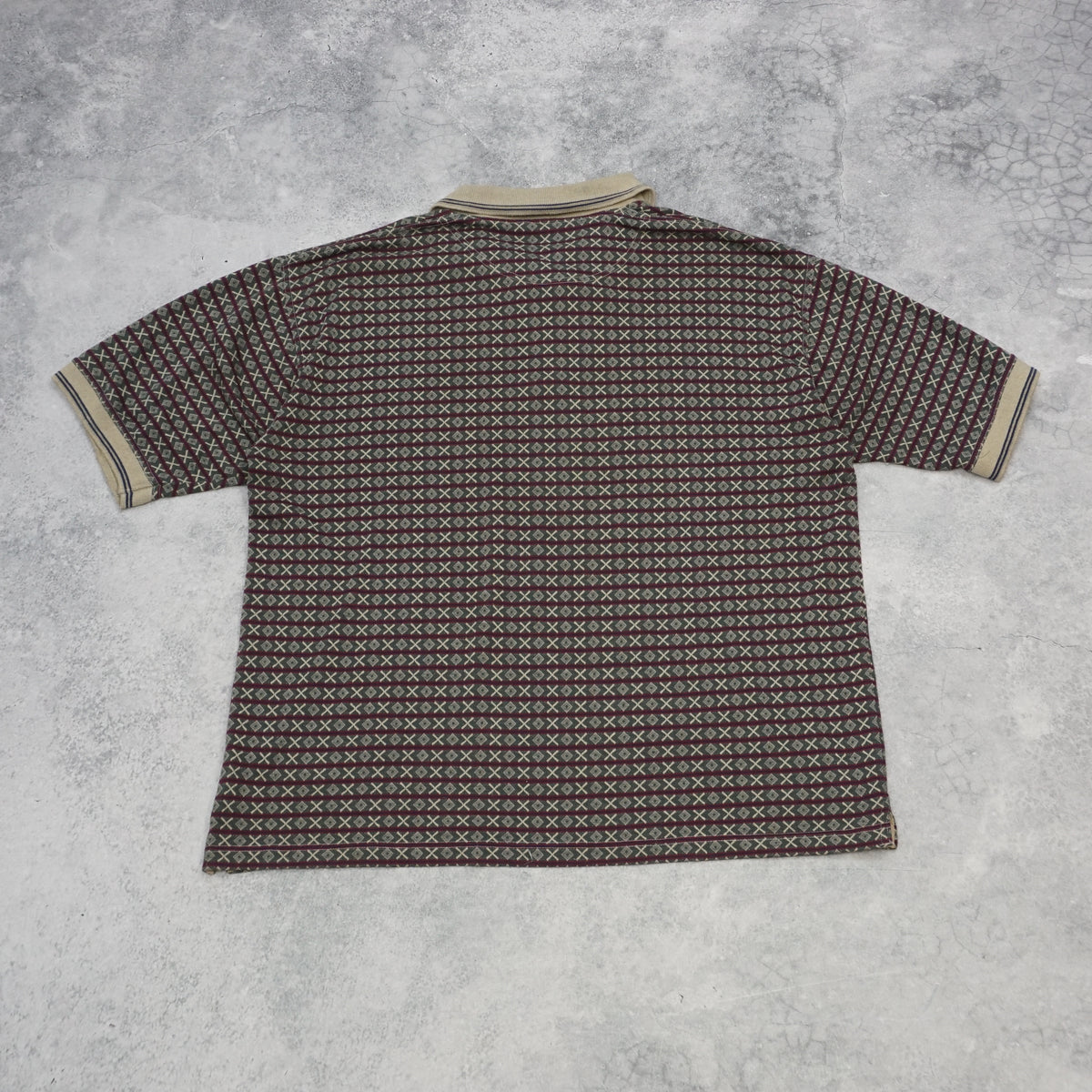 90s Casual Classics All-Over Pattern Polo