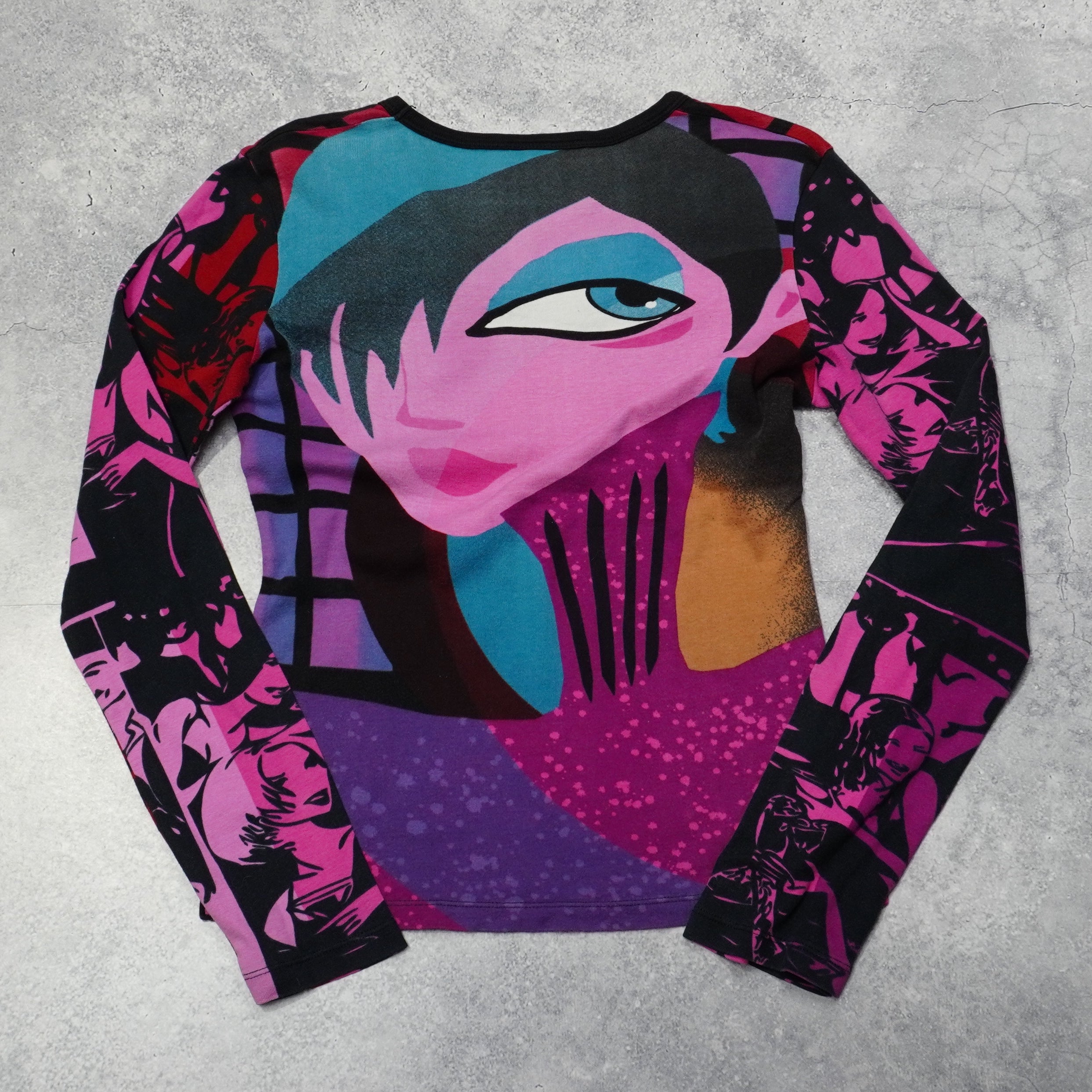 2000s Mirari Graphic Top