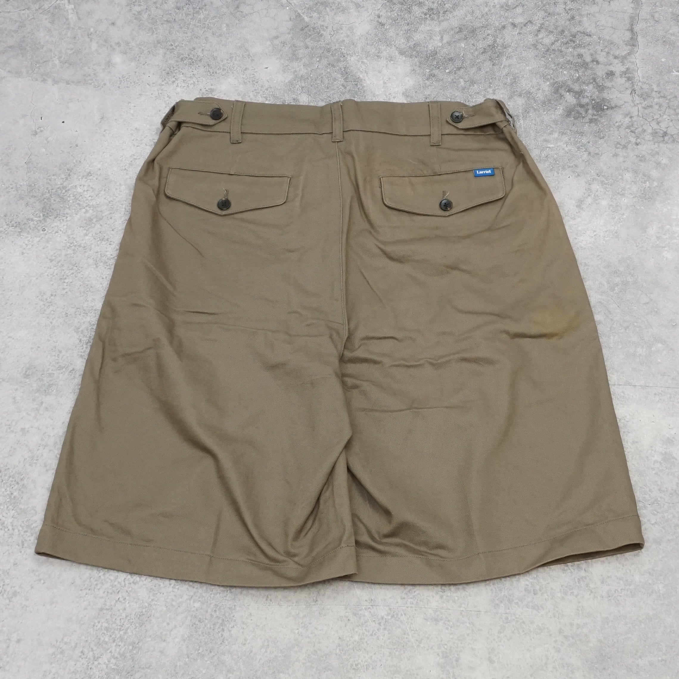Larriet Pleated Chino Shorts