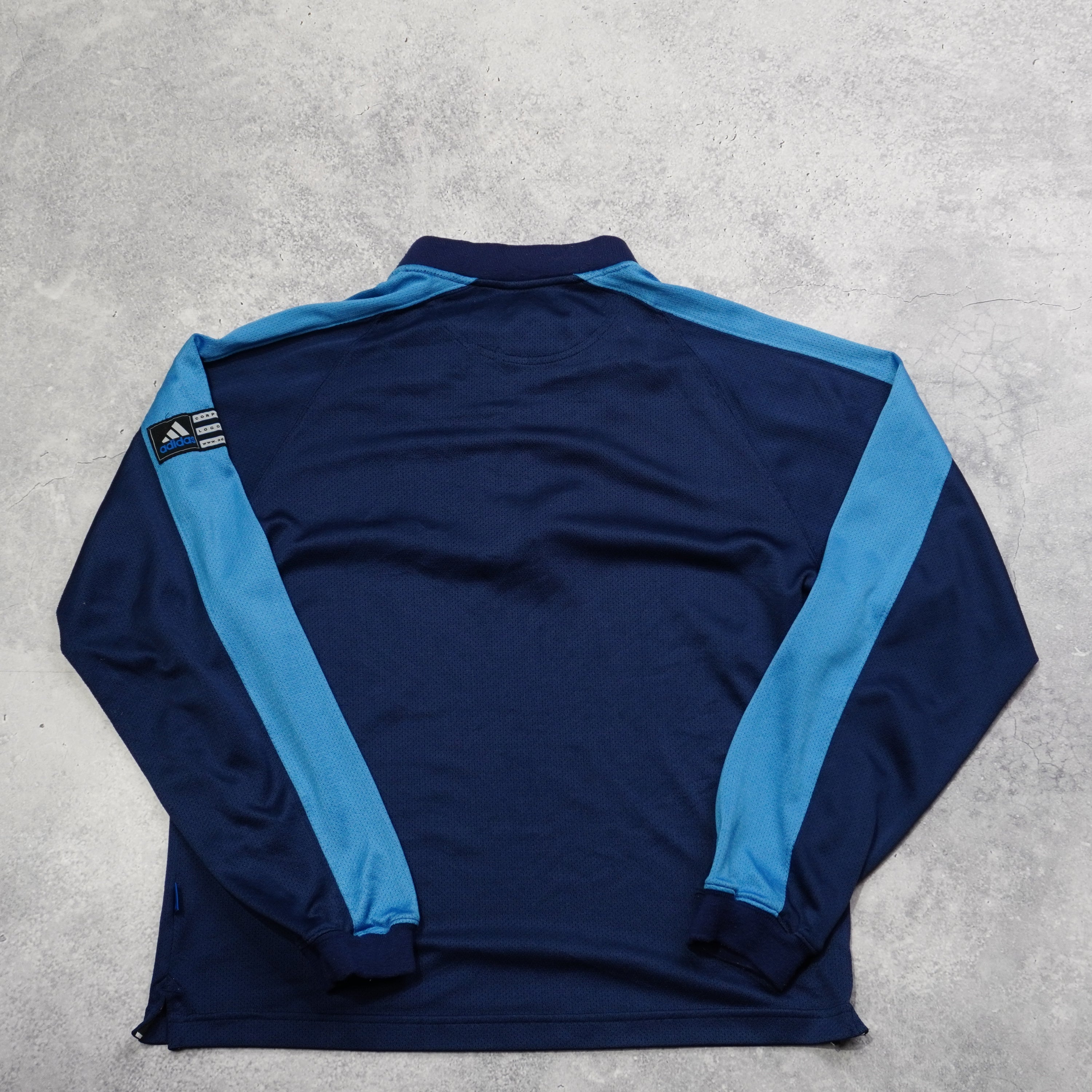 2000s Adidas Mesh  Quarter Zip Top
