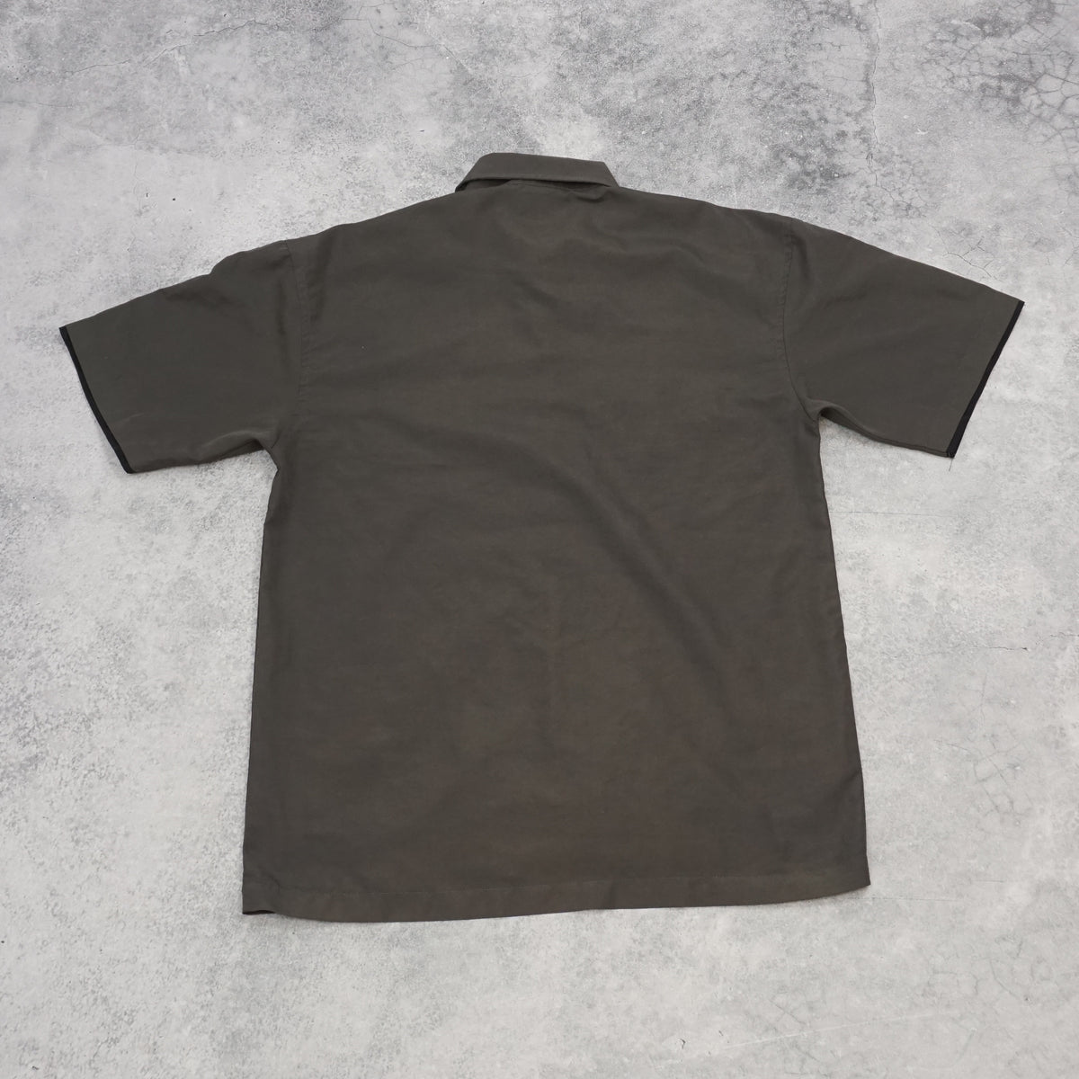 2000s Riptide Graphic Short Sleeve Button Up