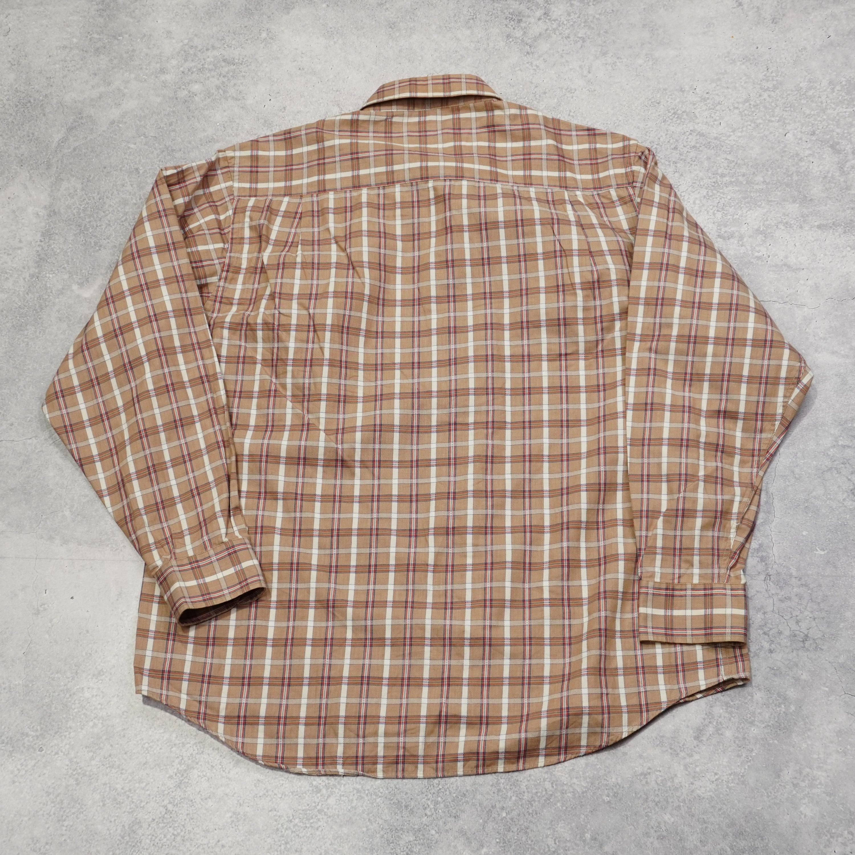 2000s Balenciaga Check Pattern Button Up