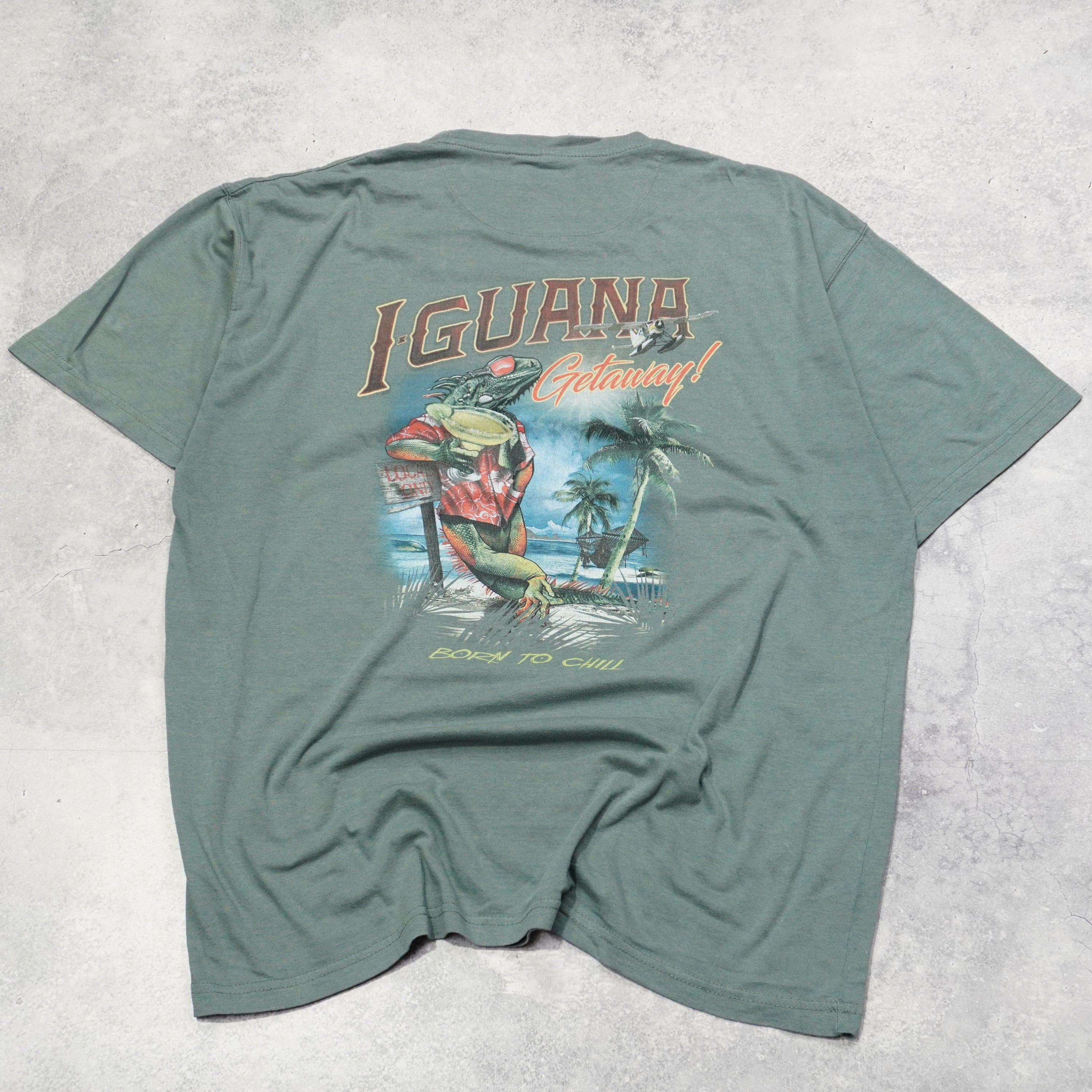 Newport Blue Iguana Graphic T-Shirt