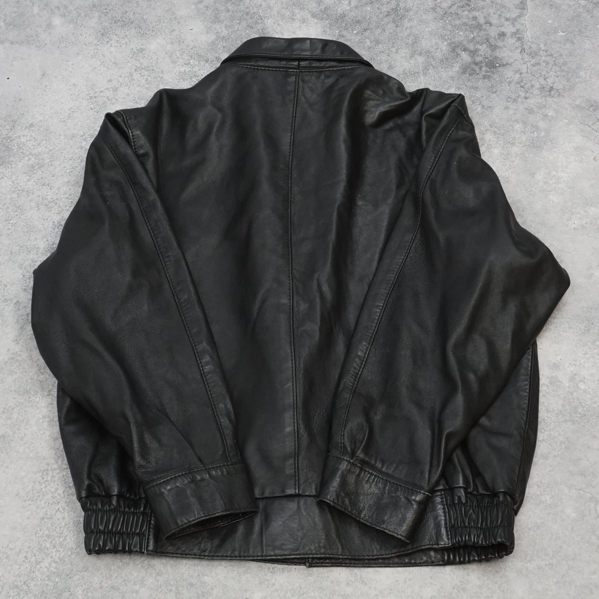 90s Osber Australian Made Bomber Leather Jacket
