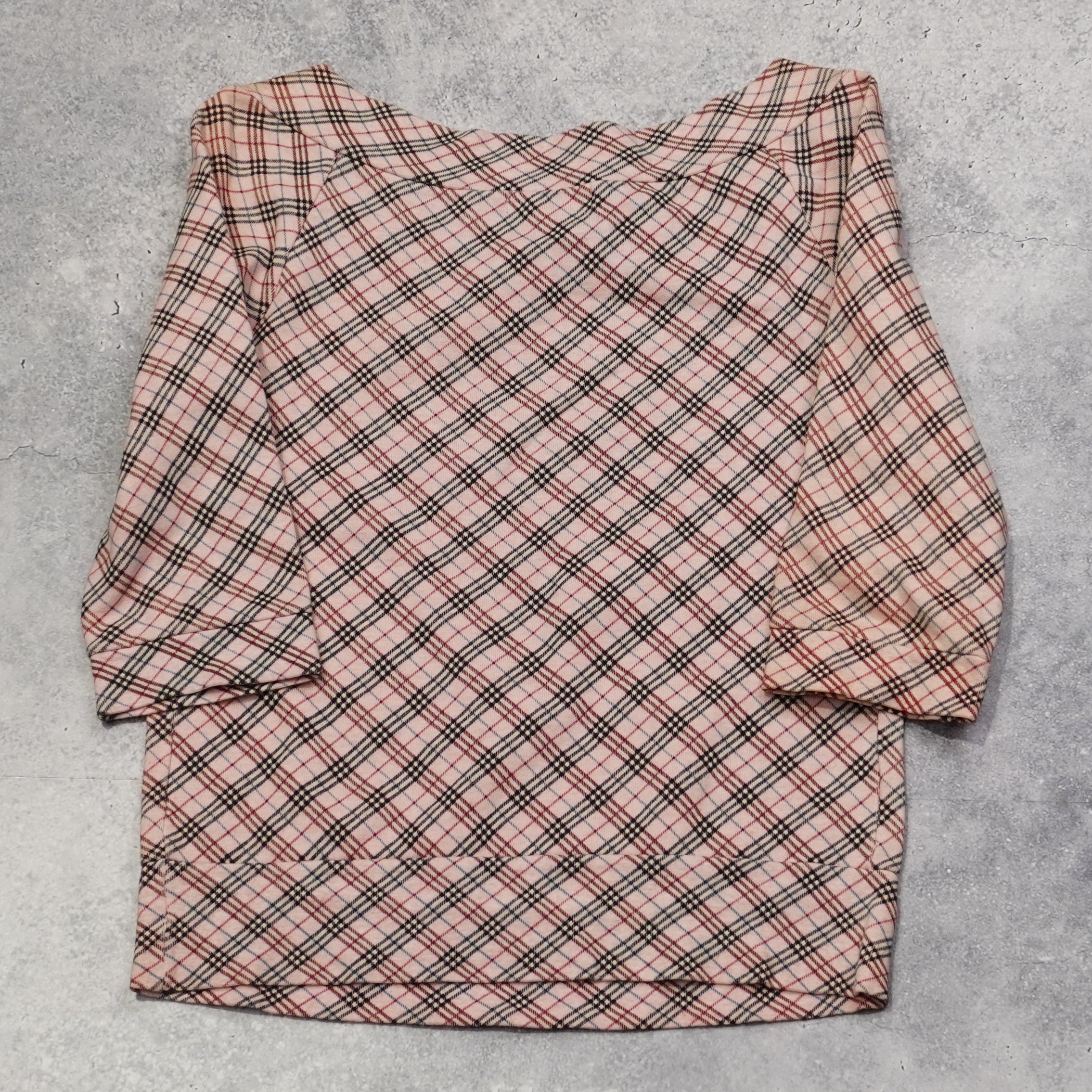 2000s Burberry Blue Label Nova Check Top