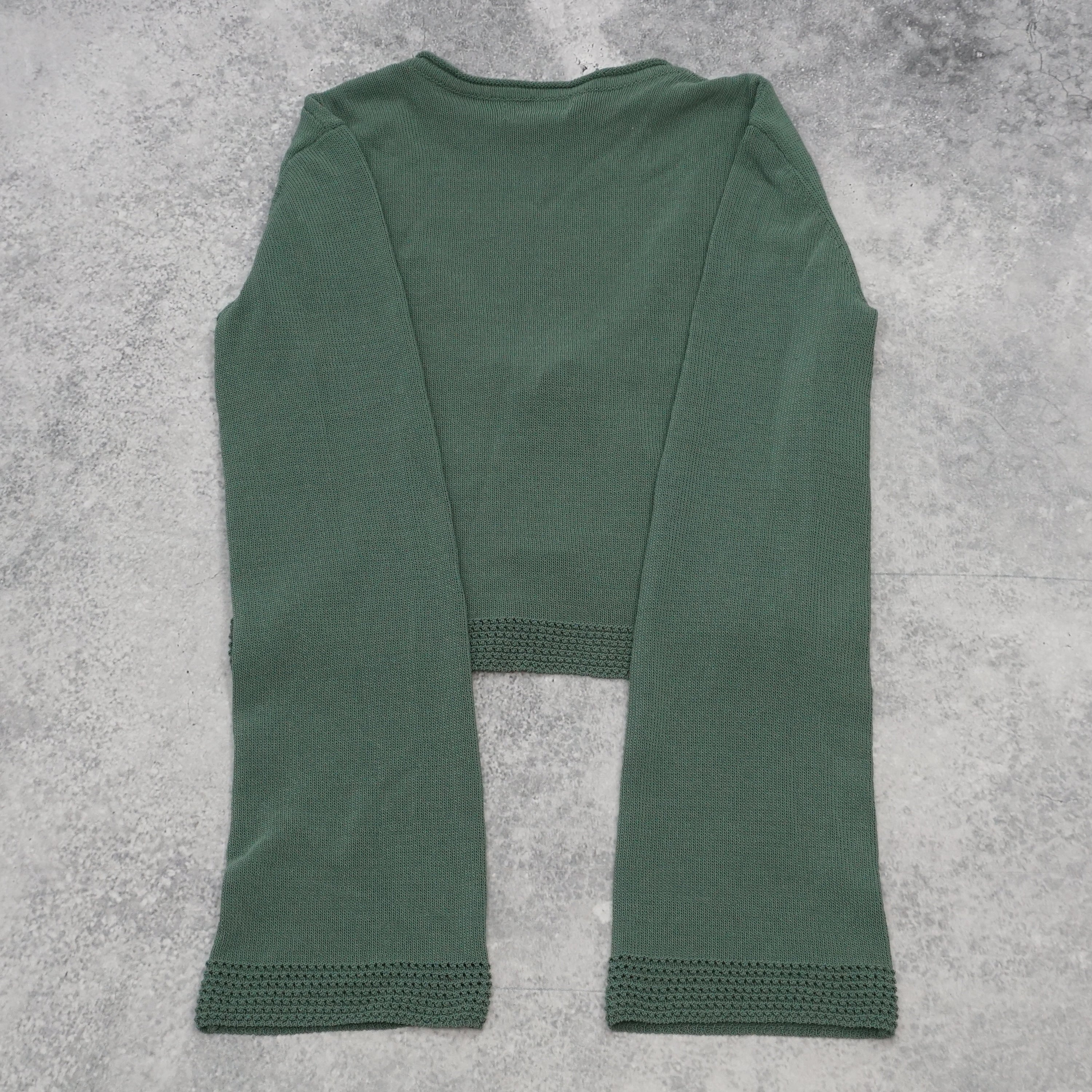 Tigerlily Cropped Tie-Up Knit