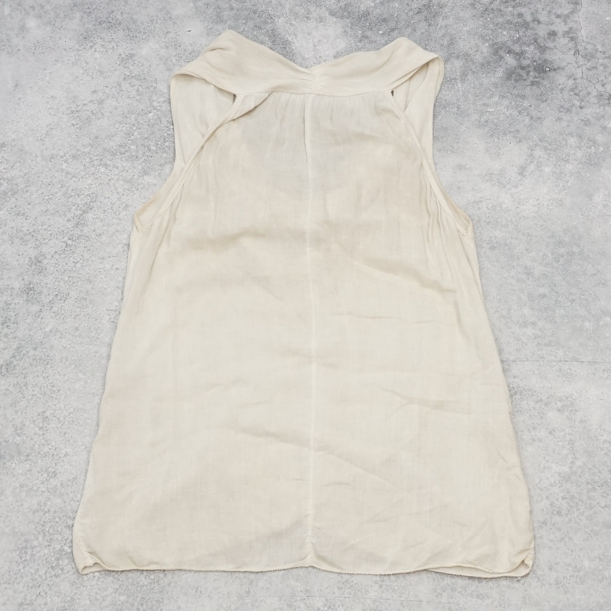 2000s Silk Cowl Neck Top