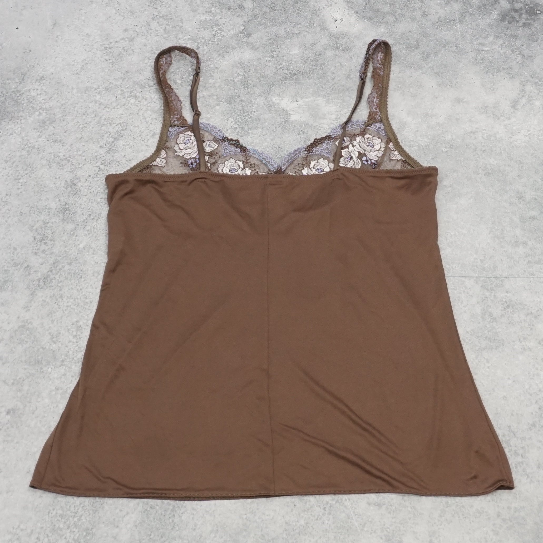 2000s Wing Lace Trim Cami