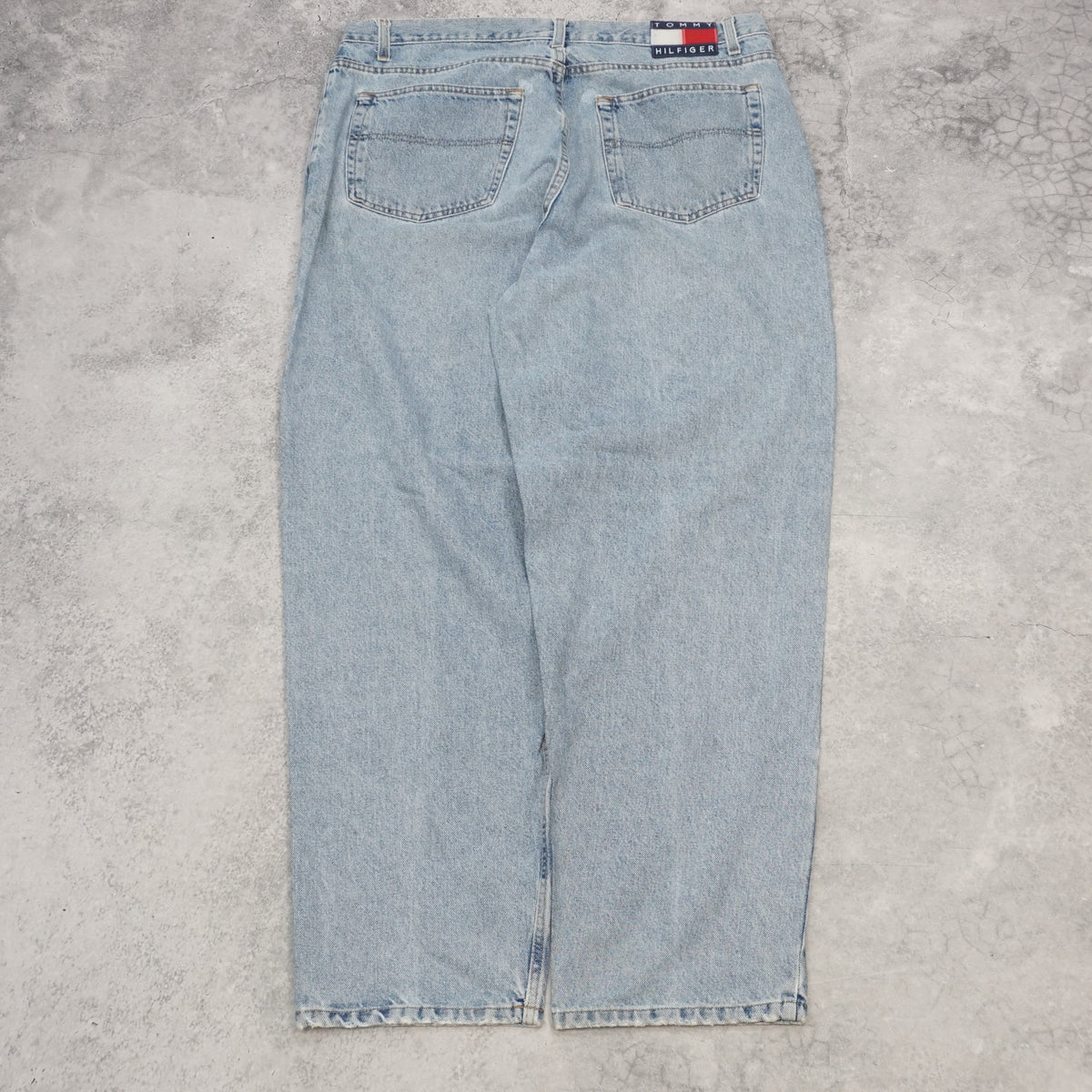 90s Tommy Hilfiger Baggy Light Wash Jeans